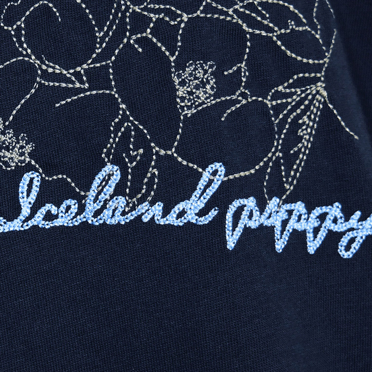 【4月中旬頃入荷予定】LILASIC フラワーエンブロイダリーTシャツ - 画像10