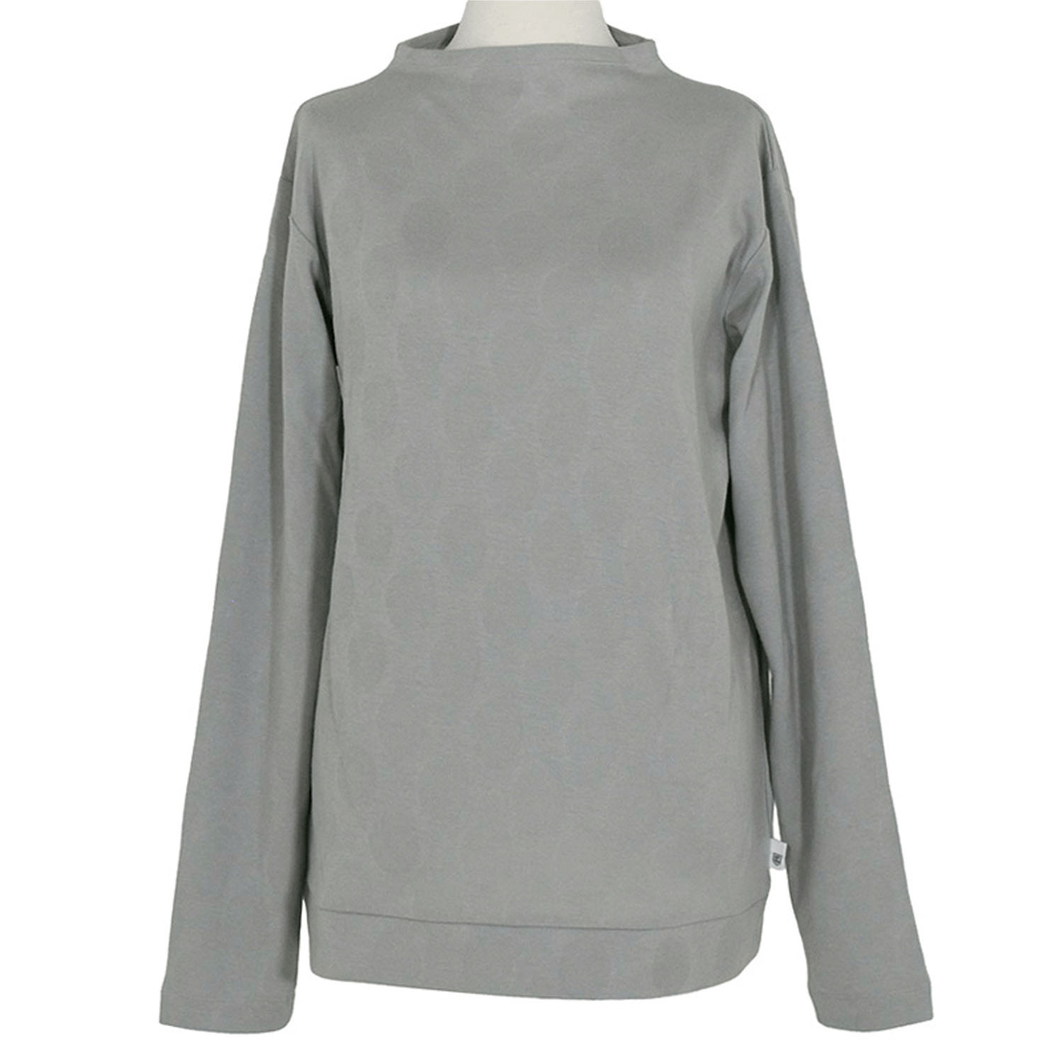 LILASIC 接結ジャカードボトルネックプルオーバー - 画像3