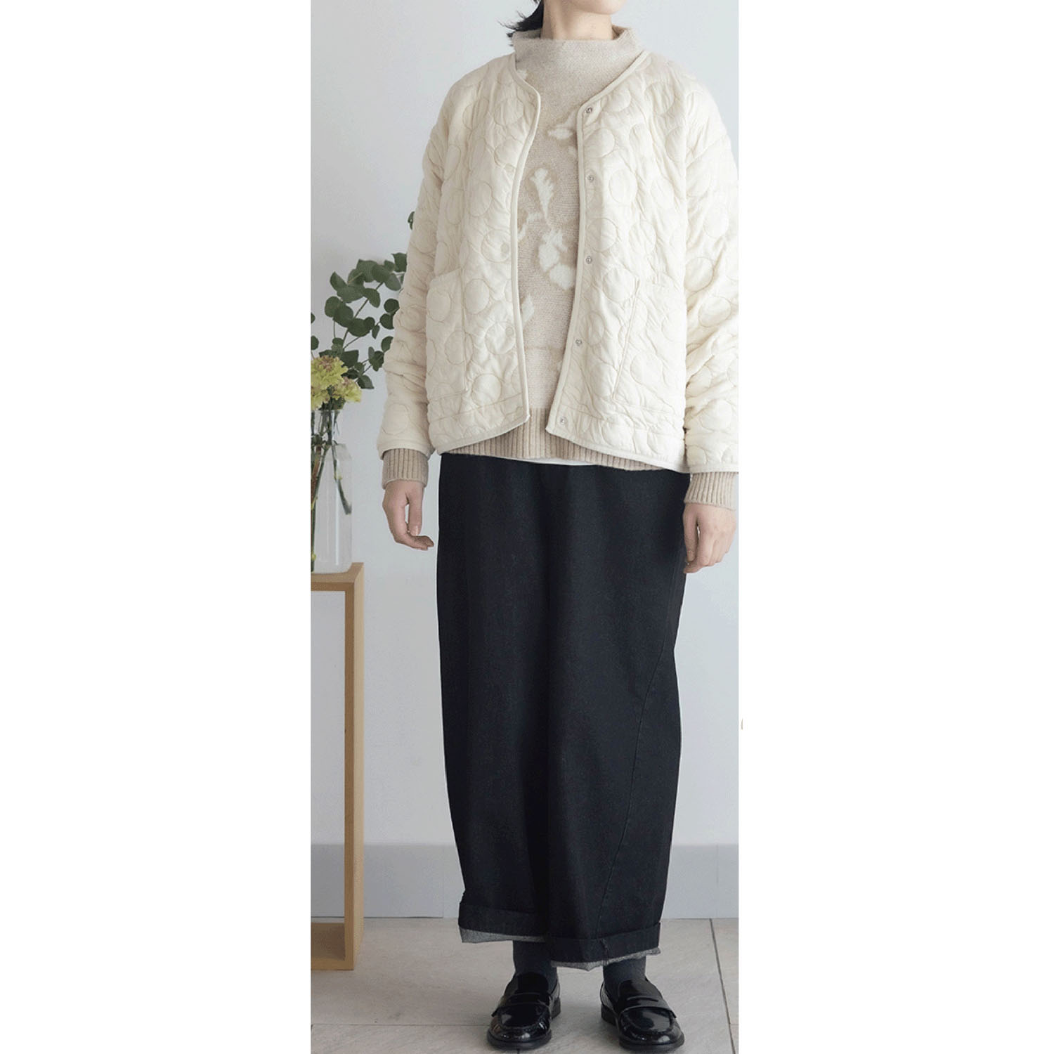 LILASIC フクレドットカーディガン - 画像5