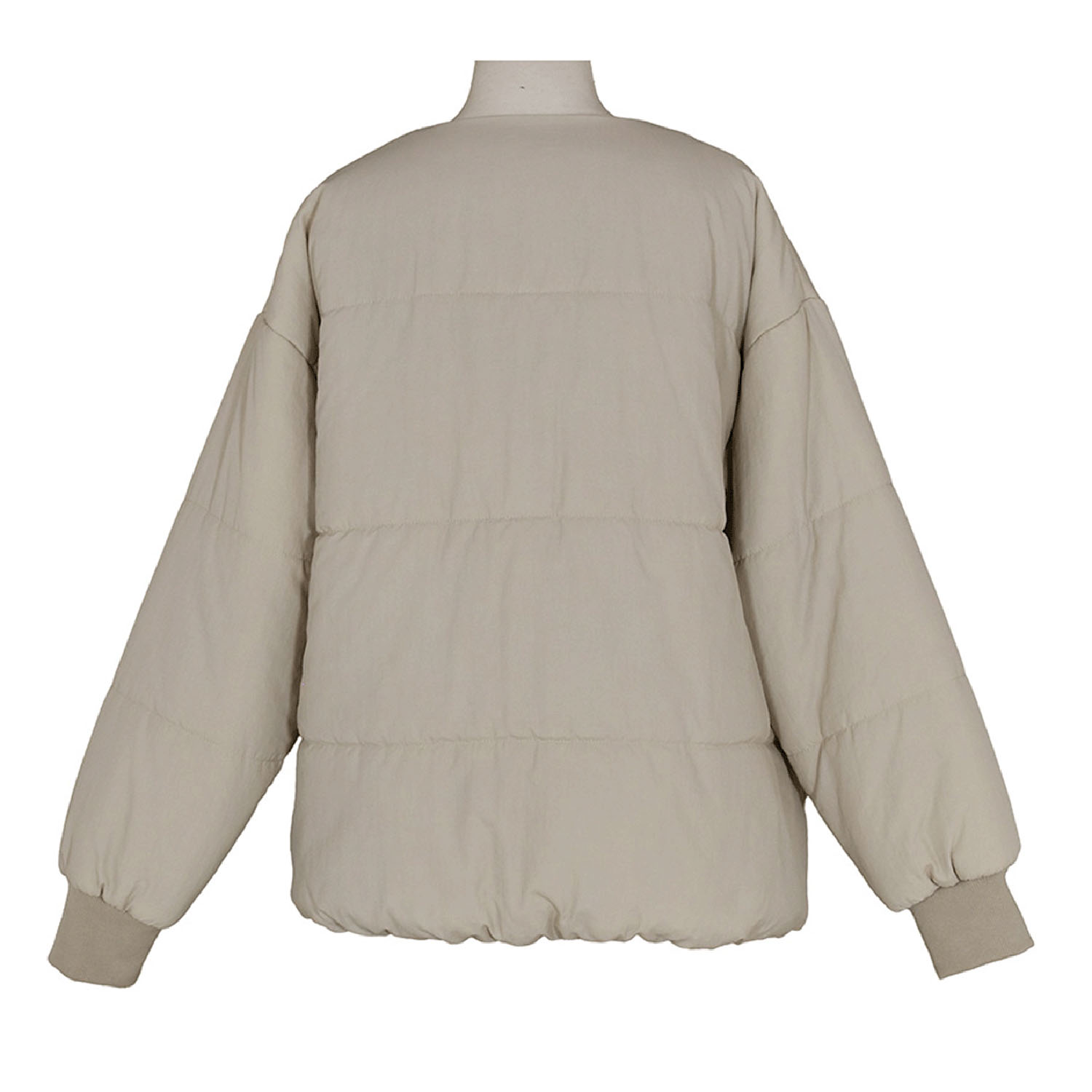 LILASIC ノーカラー中綿コート - 画像5