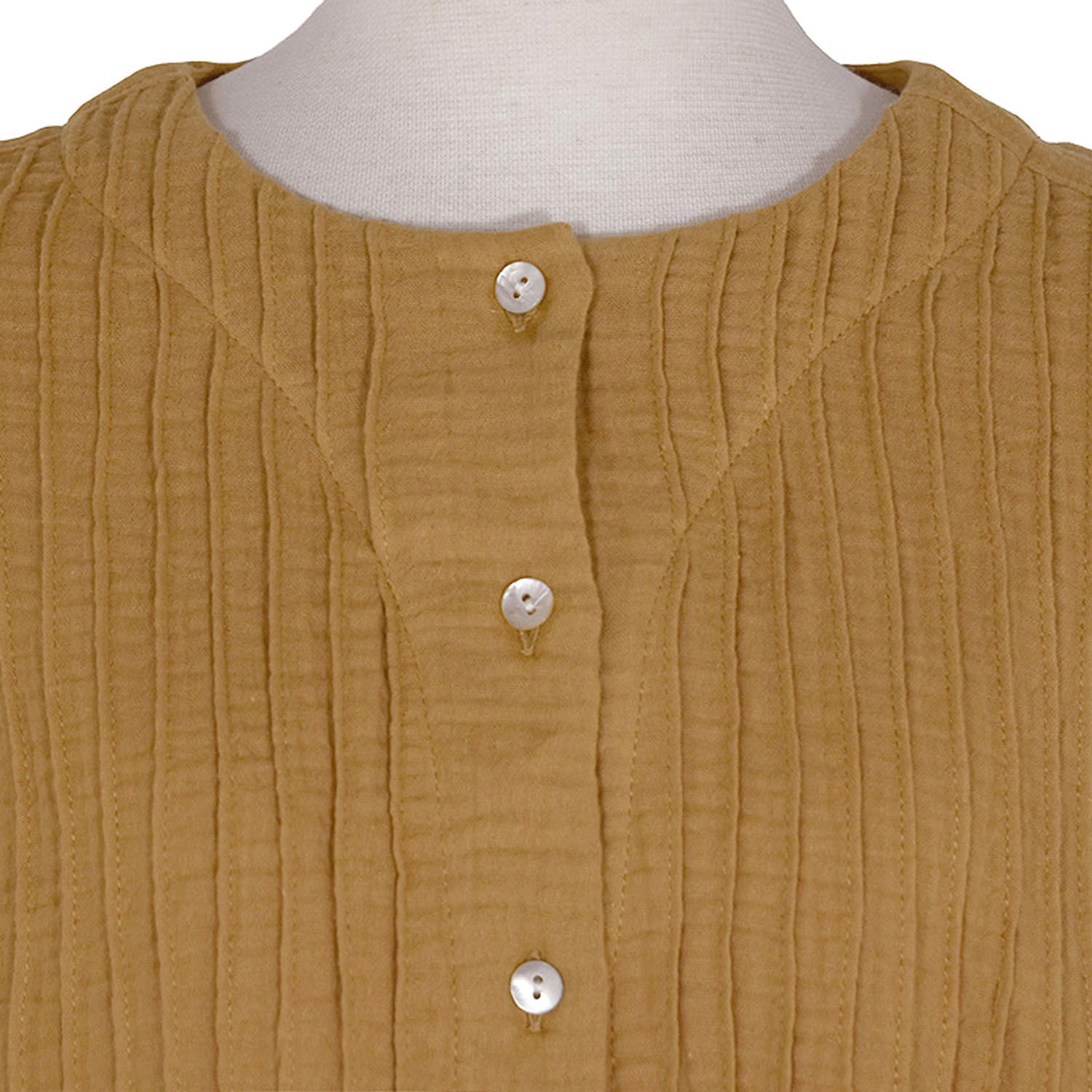 LILASIC ダブルガーゼタックブラウス - 画像10