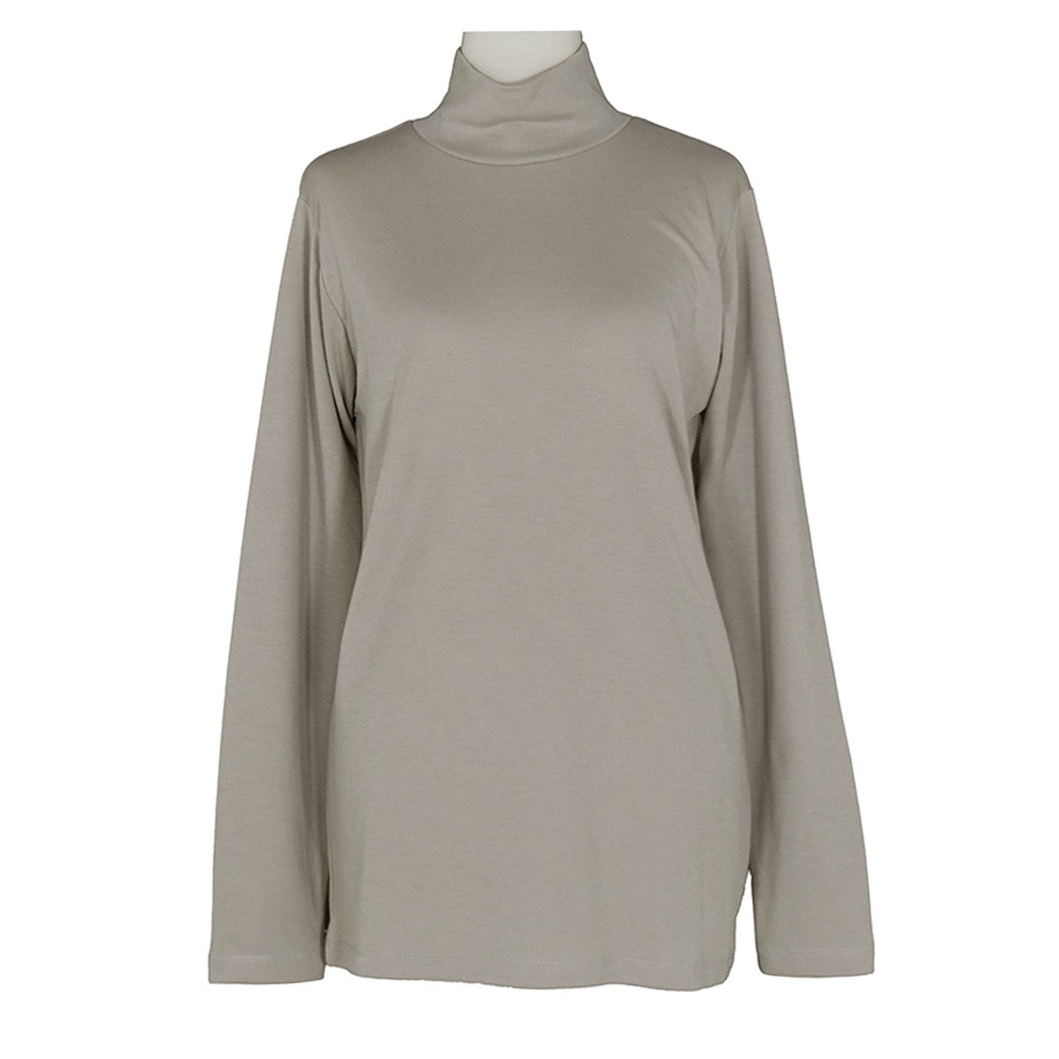 LILASIC 接結天竺ハイネックプルオーバー