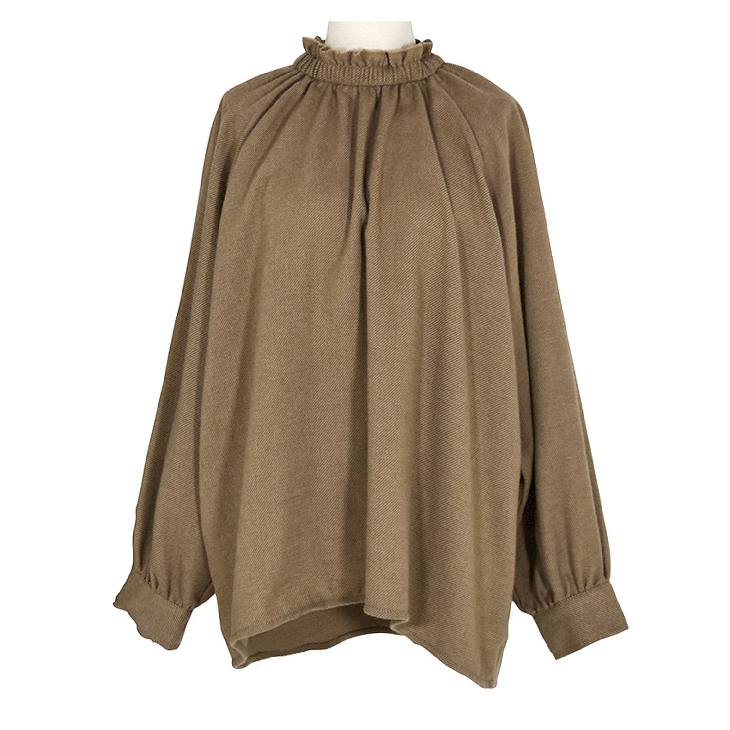 LILASIC ギャザー カラーフリルプルオーバー - 画像3