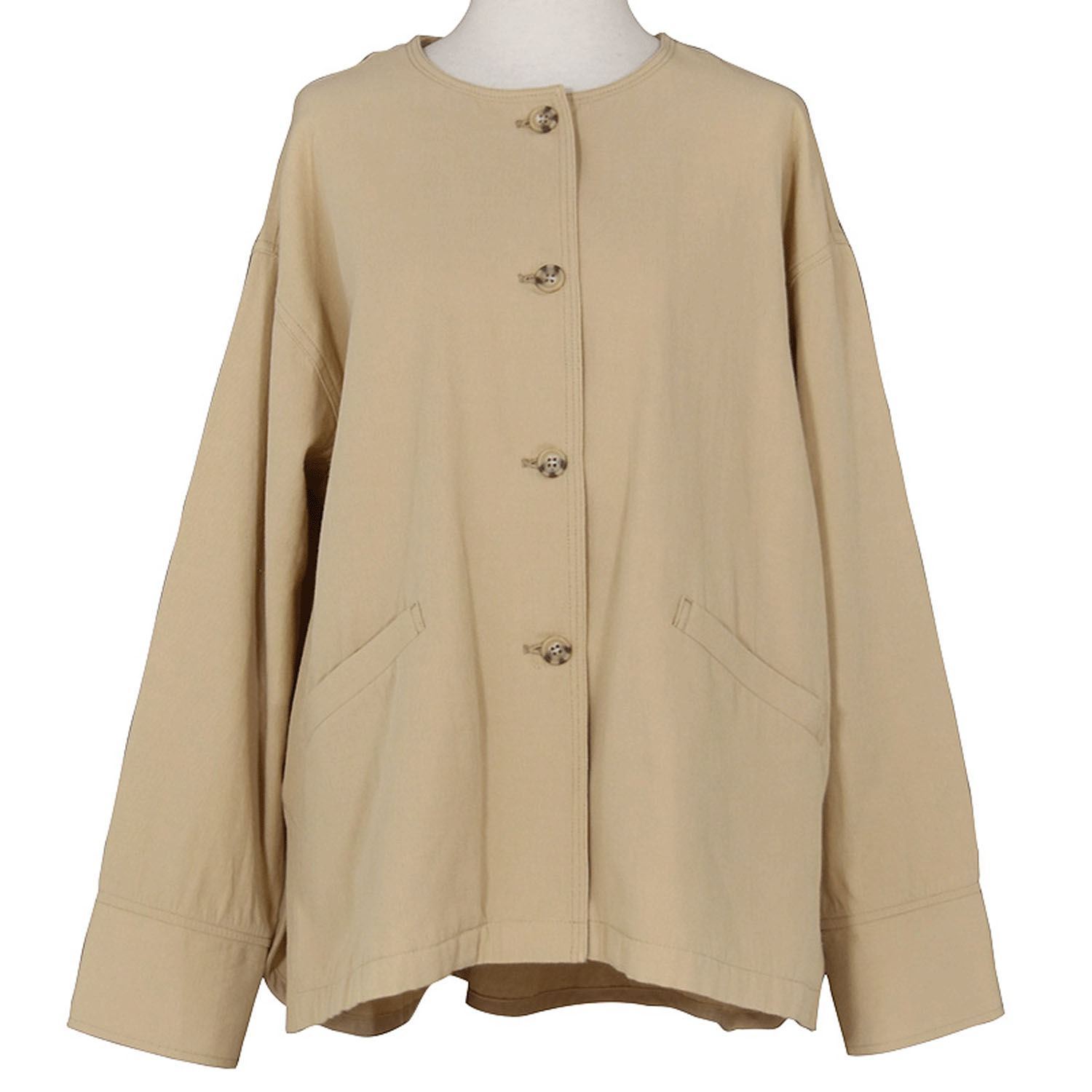 【2月中旬頃入荷予定】LILASIC スラブツイルノーカラーコート - 画像8