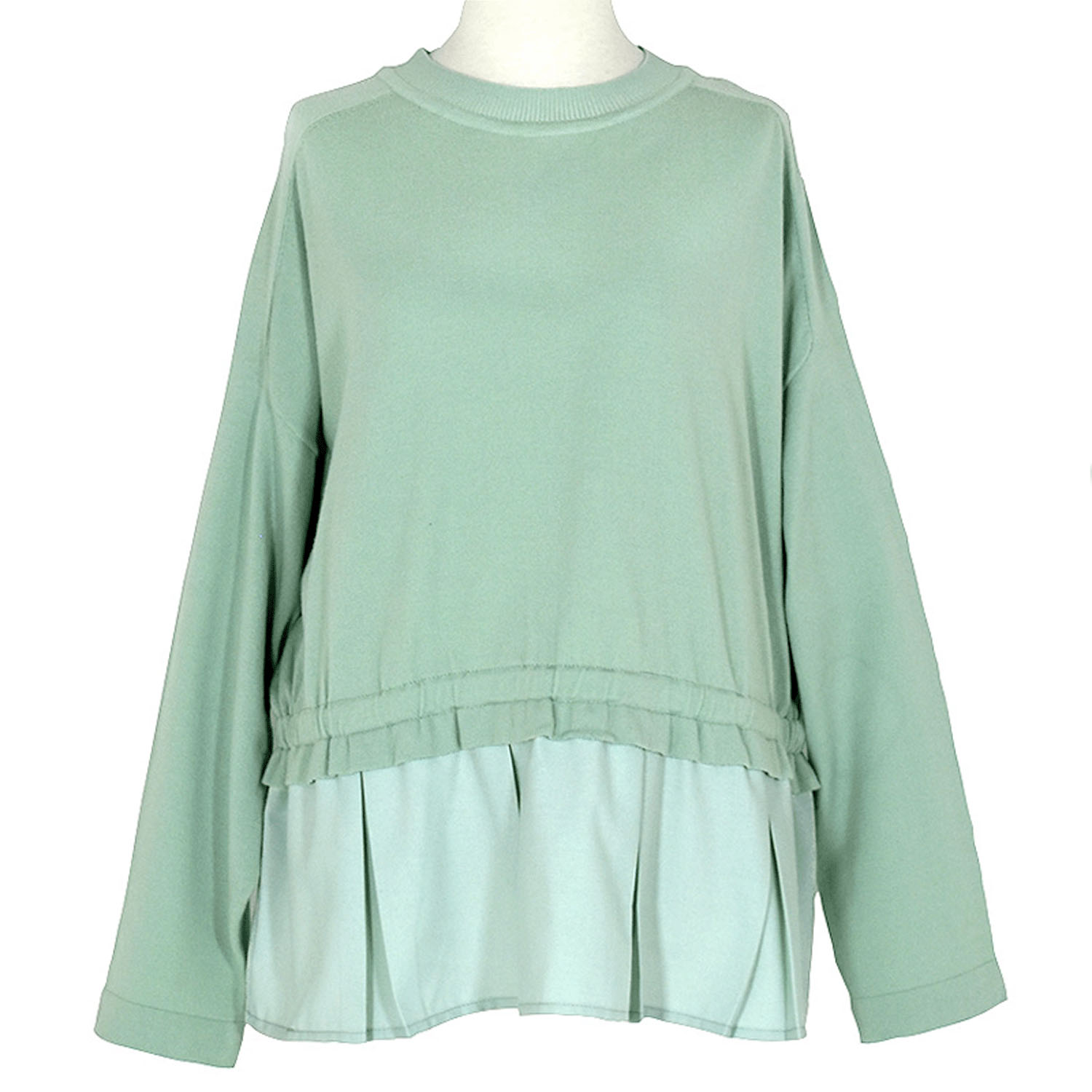 LILASIC コットンリネン布帛コンビプルオーバー - 画像10