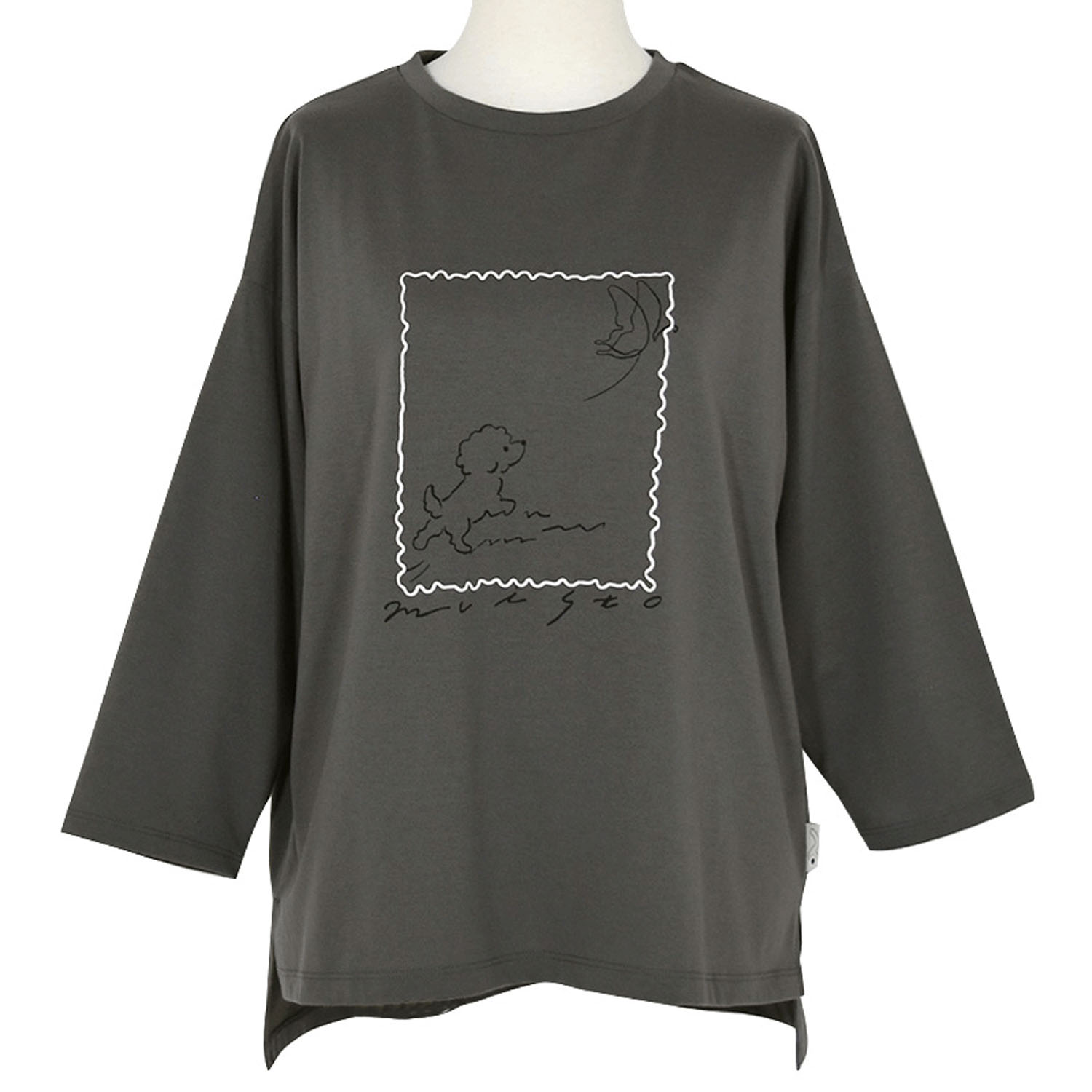 Keitto フォトフレームプリントプルオーバー - 画像1