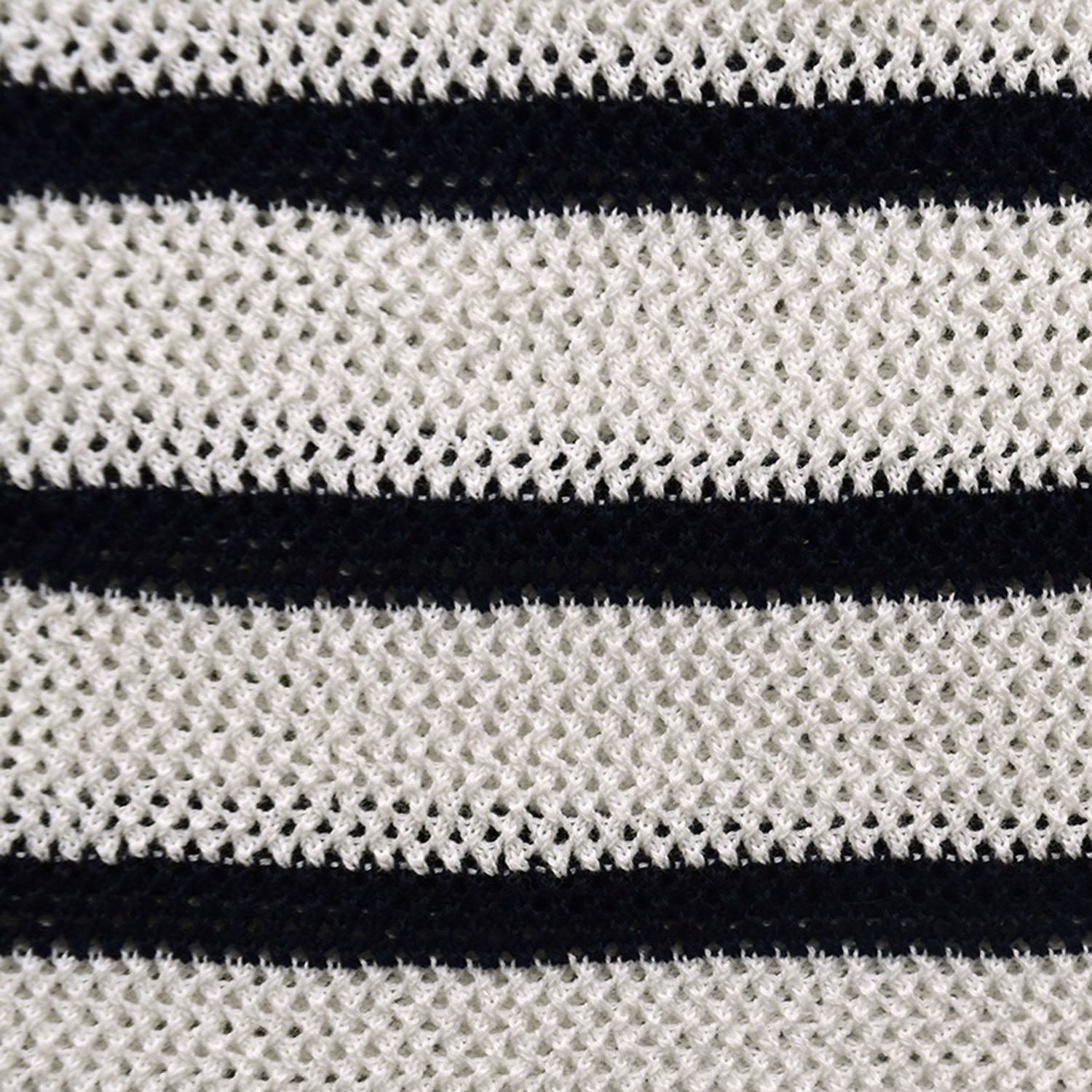 Keitto襟付きメッシュカーディガン - 画像4