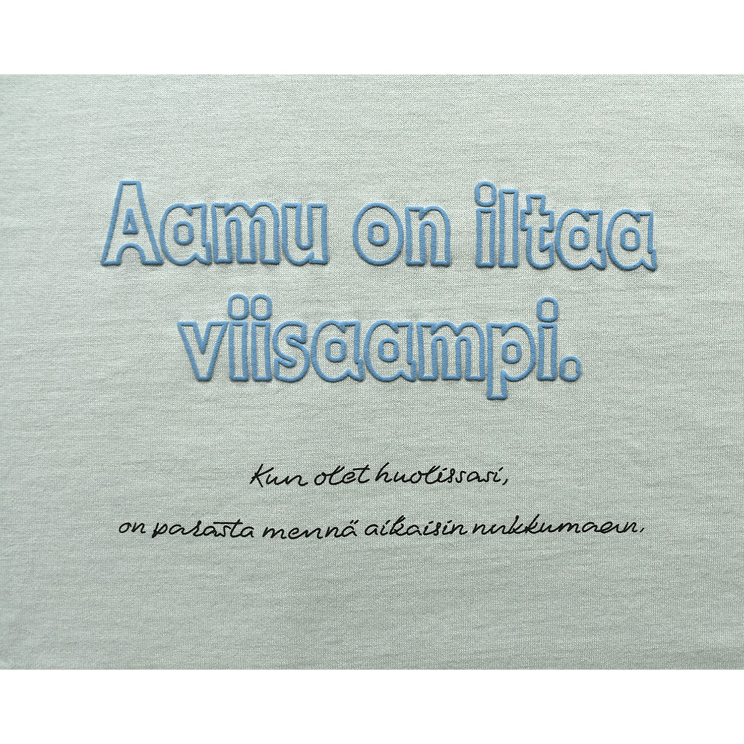 Keitto 北欧ことわざロゴプリントTシャツ - 画像12