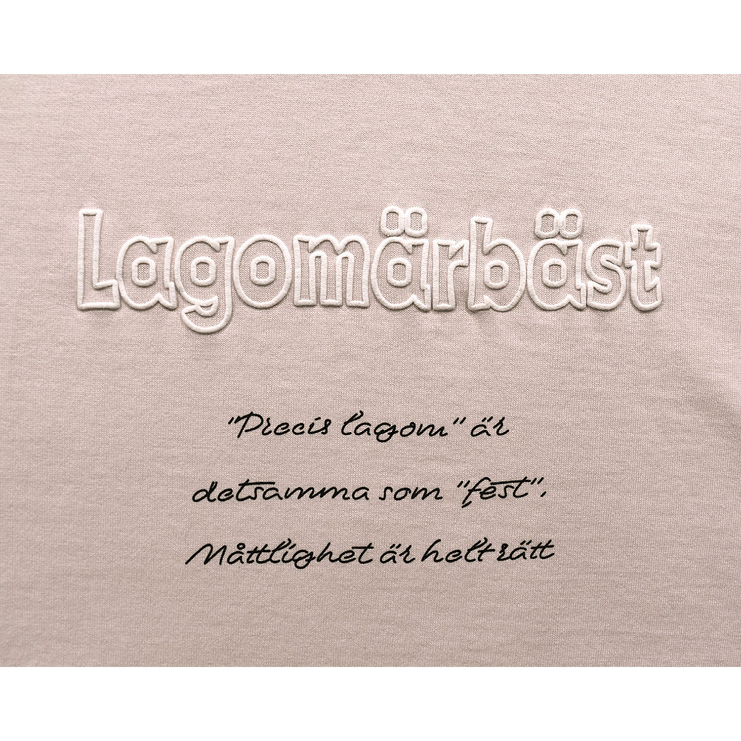 Keitto 北欧ことわざロゴプリントTシャツ - 画像6