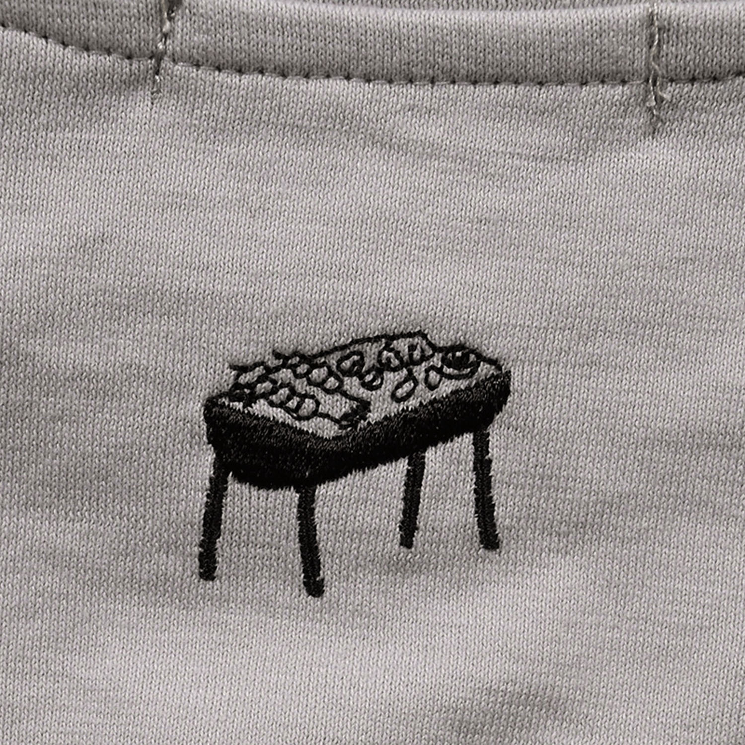 Keitto BBQプリントゆったりサイズTシャツ - 画像4