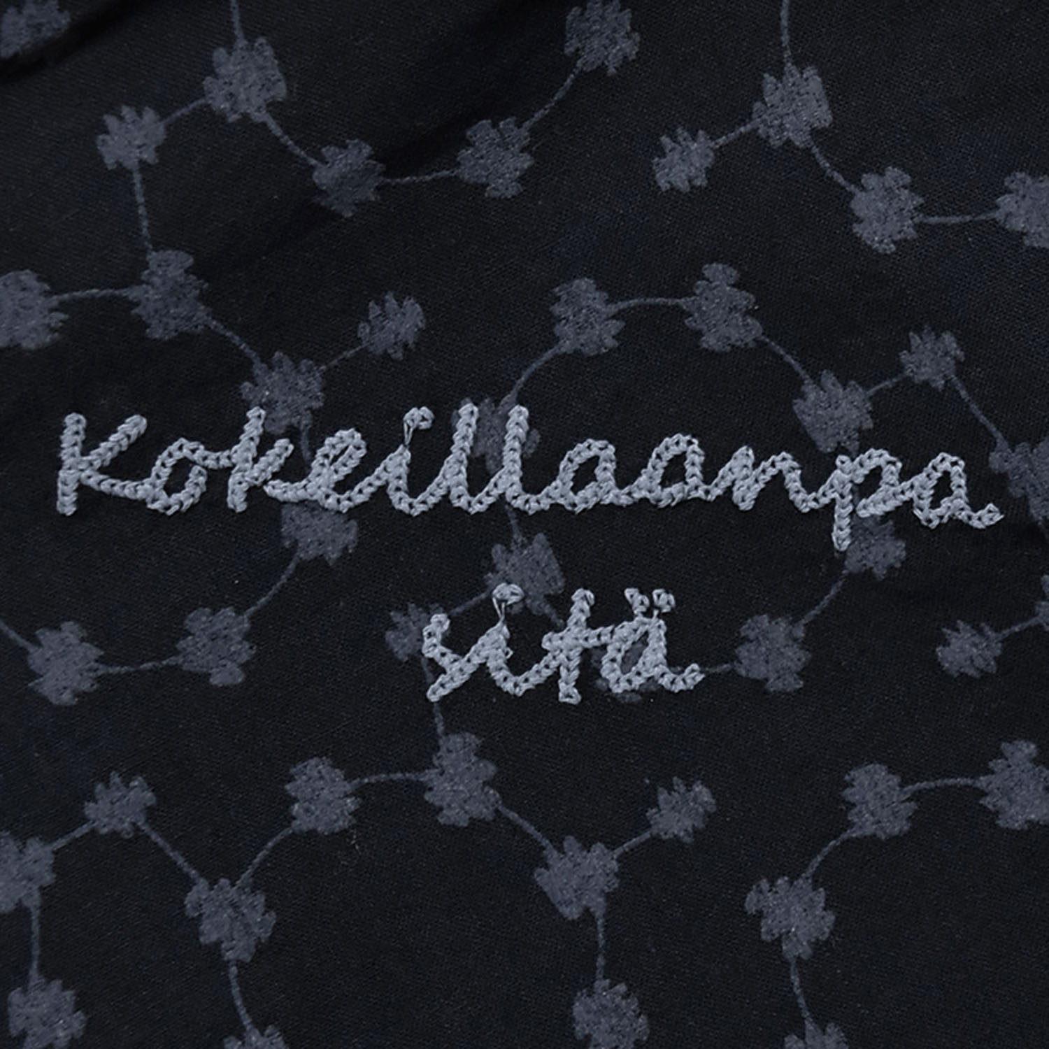 Keitto 刺繍風ドット柄プリントプルオーバー - 画像15