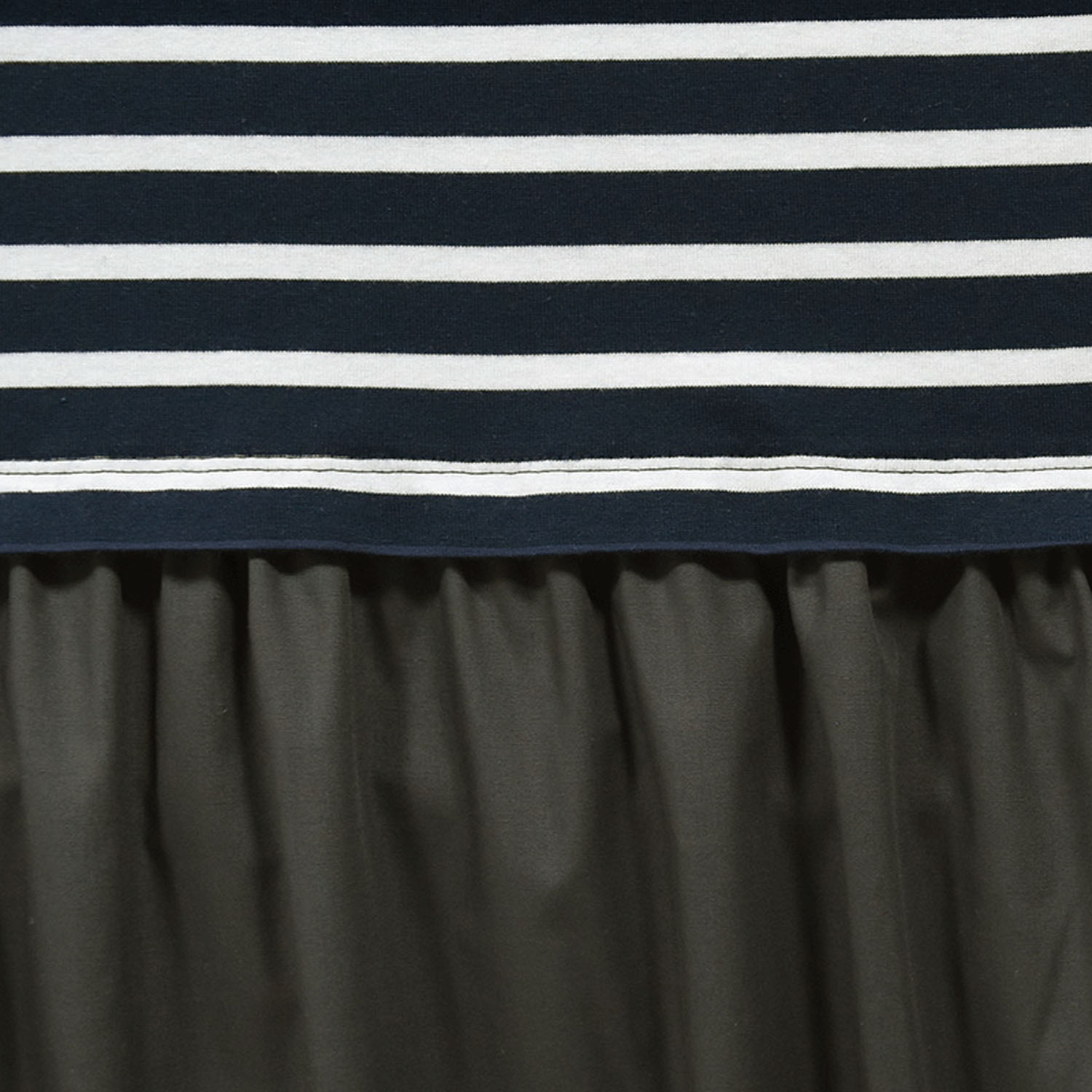 Keitto カット＆布帛ドッキングワンピース - 画像13