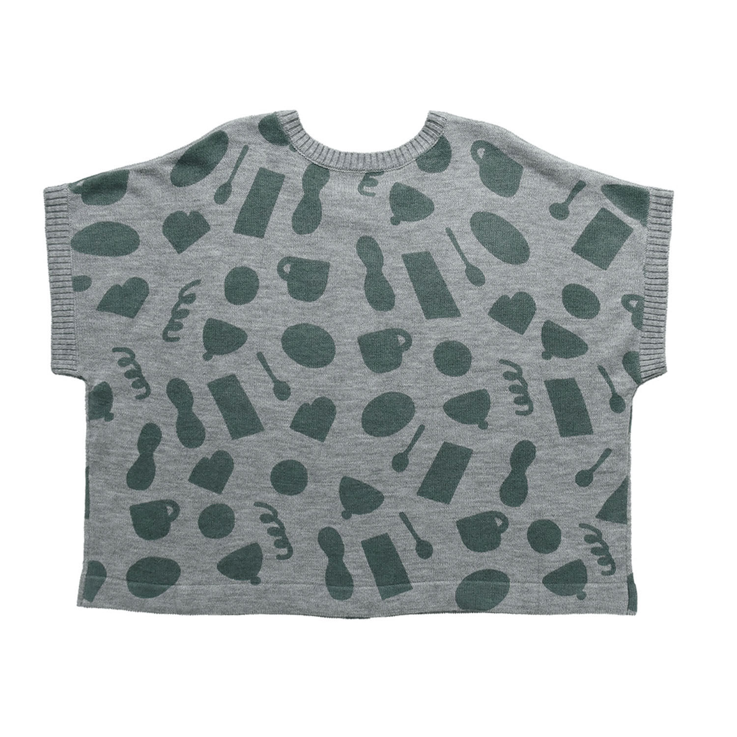 Keitto リュッケなひととき柄プリントベスト - 画像2