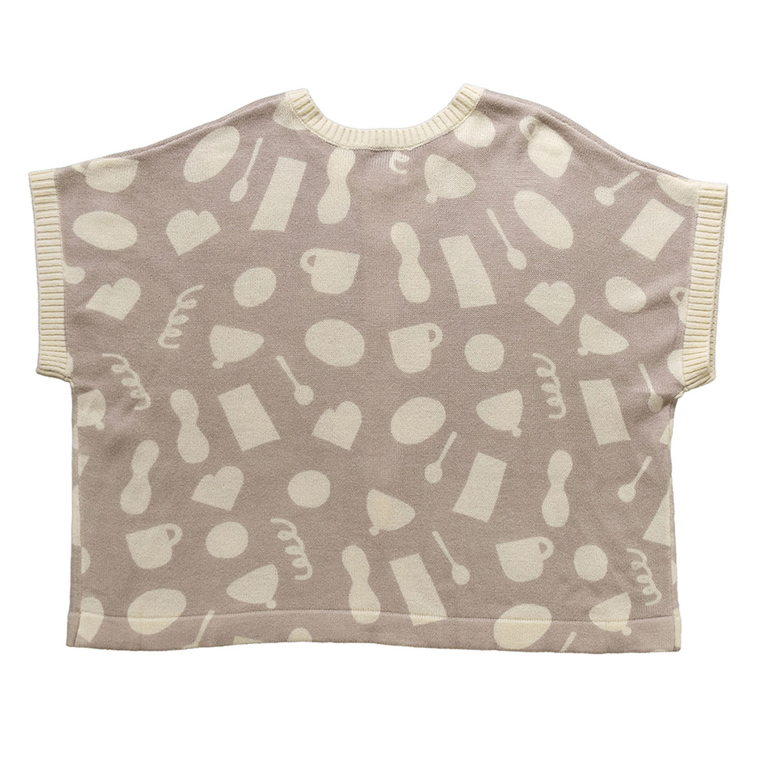 Keitto リュッケなひととき柄プリントベスト - 画像11