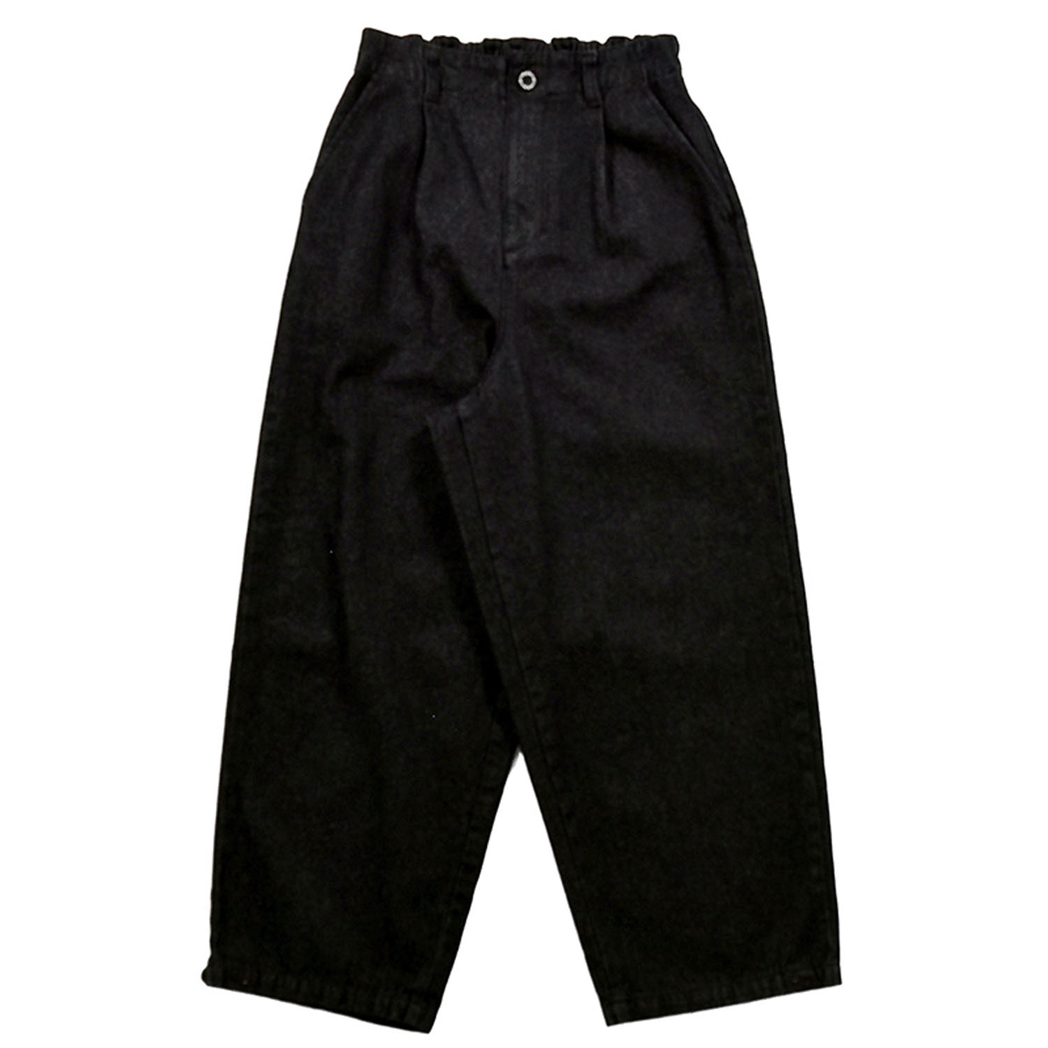 Keitto 刺し子風刺繍入りストレートパンツ - 画像2