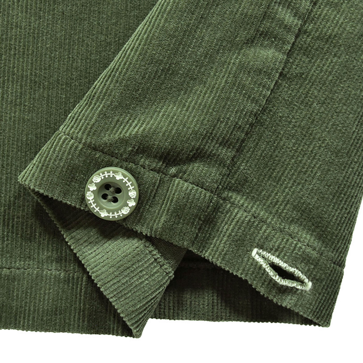 Keitto 刺し子風刺繍入りストレートパンツ - 画像12