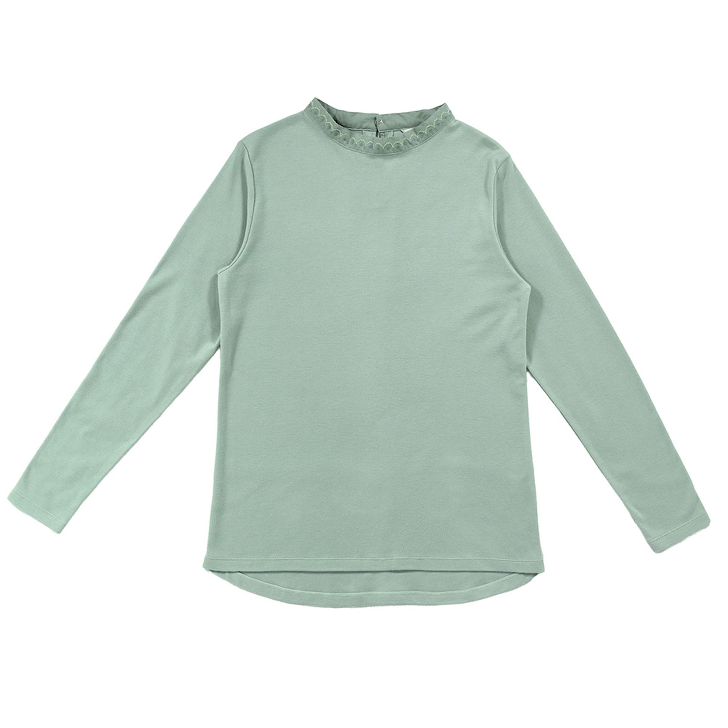 Keitto 布帛襟刺繍入りカットプルオーバー - 画像12