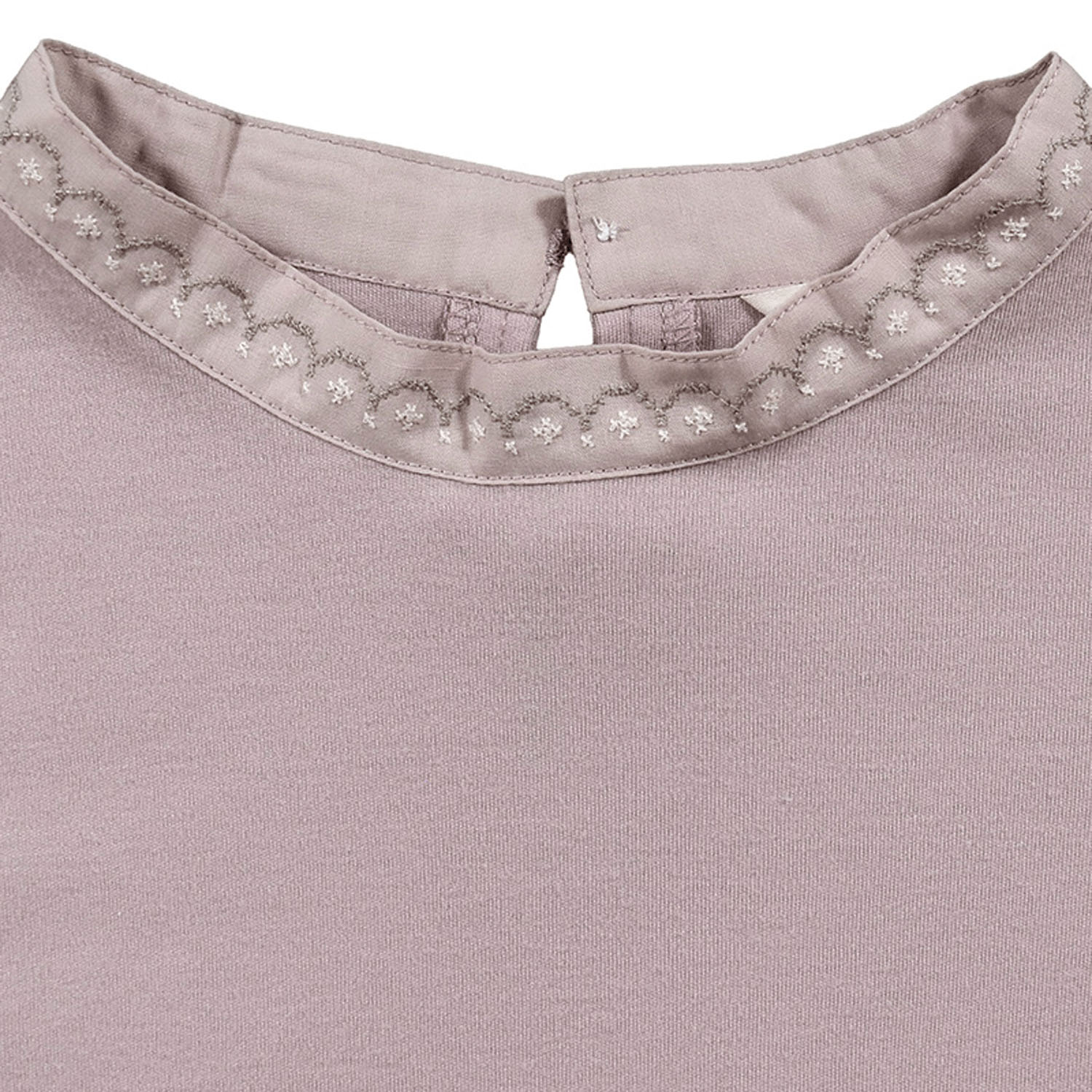 Keitto 布帛襟刺繍入りカットプルオーバー - 画像9