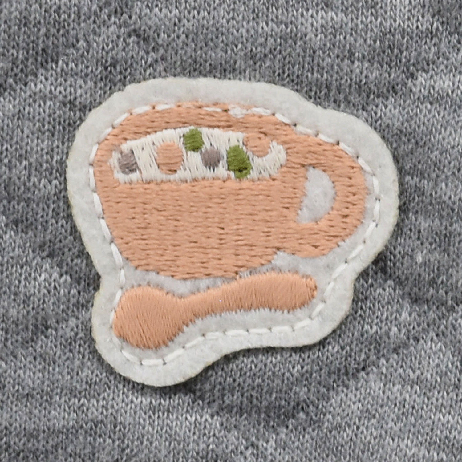 Keitto ぽかぽかワッペン付きニットキルトプルオーバー - 画像3