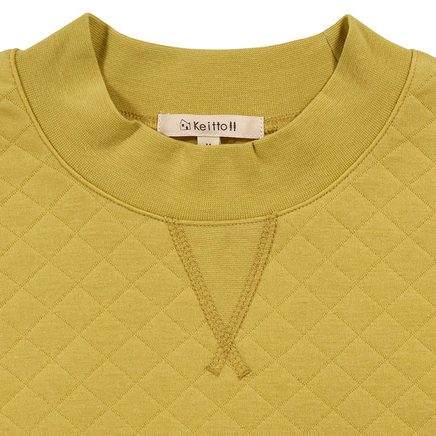 Keitto ぽかぽかワッペン付きニットキルトプルオーバー - 画像8