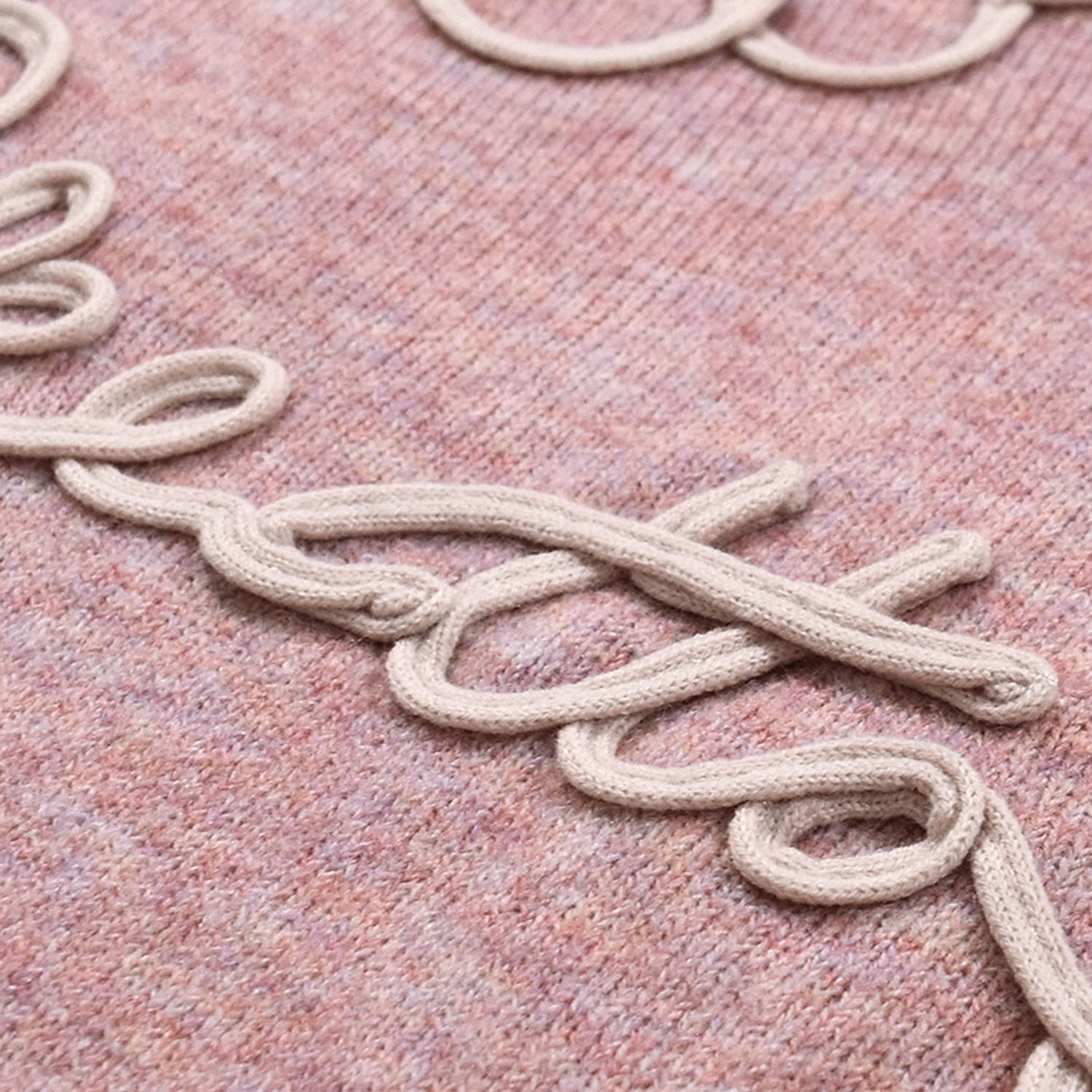 Keitto つながるお花のコード刺繍ニットプルオーバー - 画像10