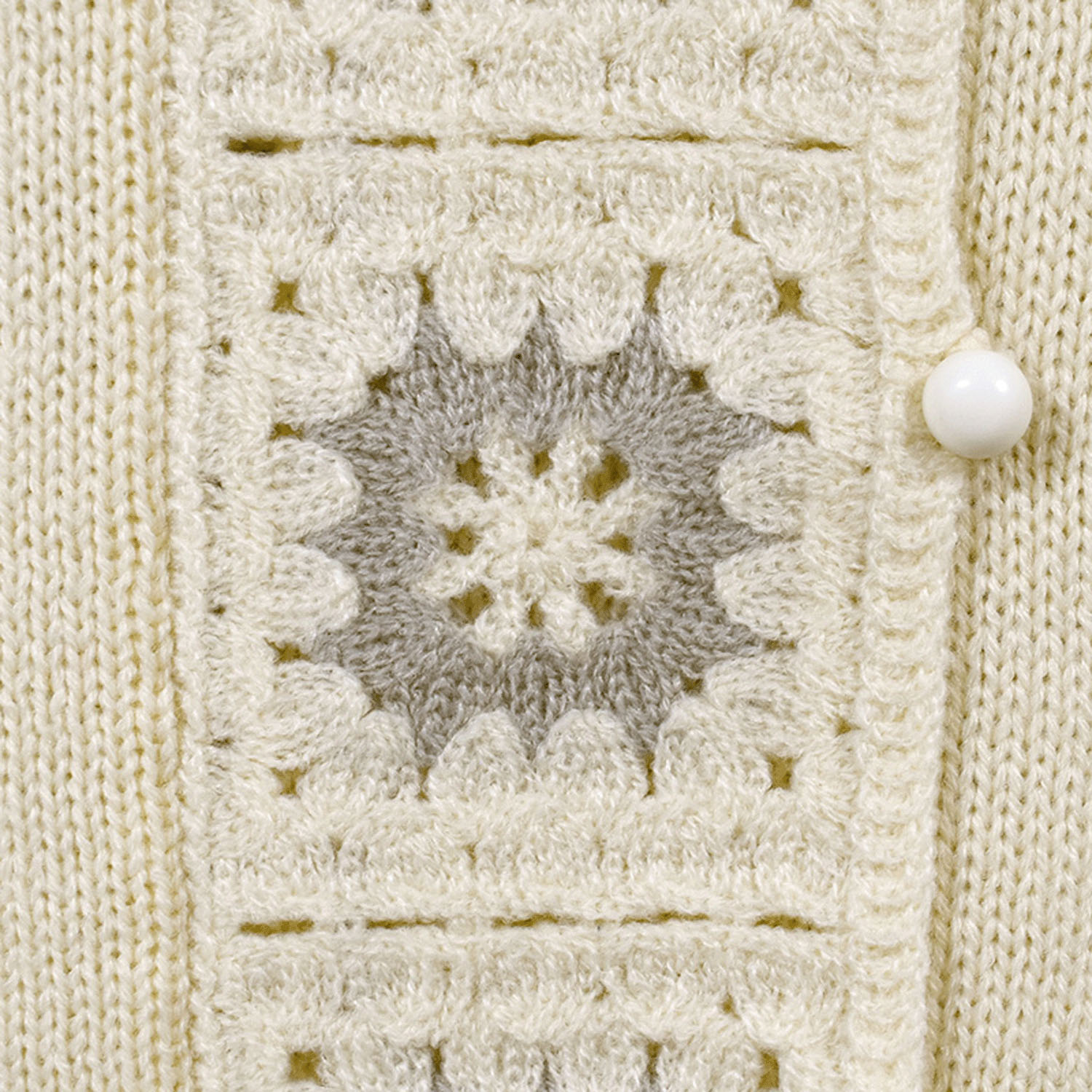 Keitto かぎ針モチーフ付きカーディガン - 画像9