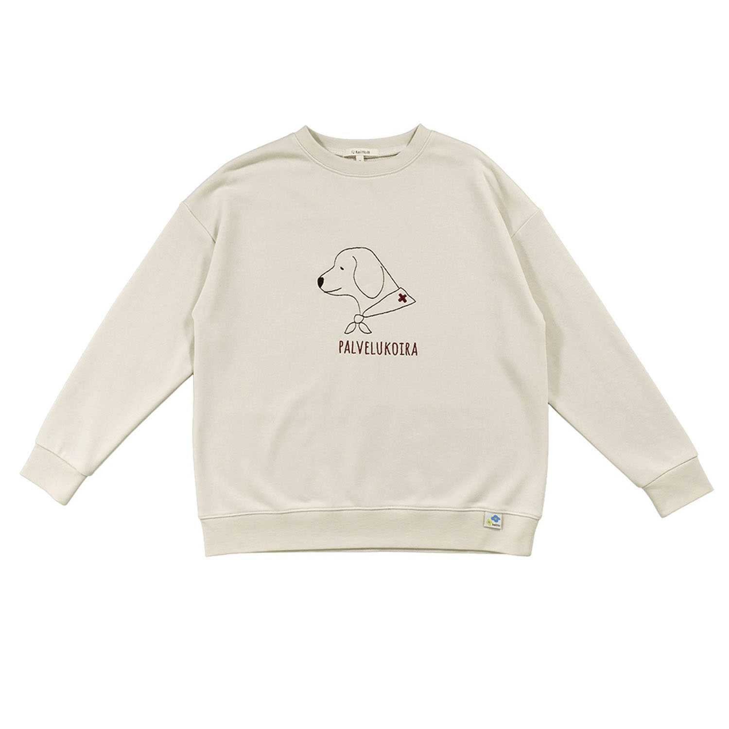 Keitto 楽器＆介助犬刺繍スウェットプルオーバー - 画像3