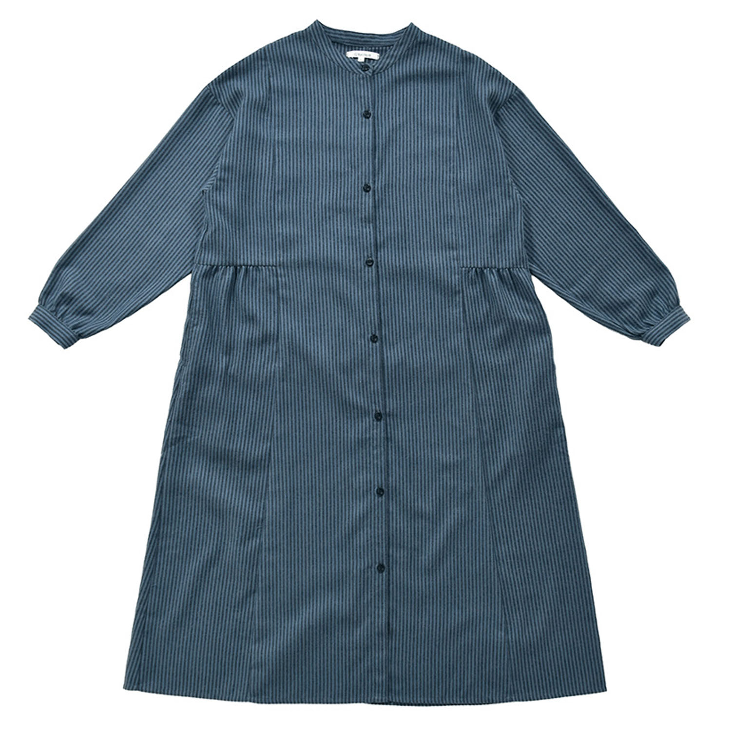 Keitto 森の庭カフェモチーフ付き切り替えシャツワンピース - 画像9