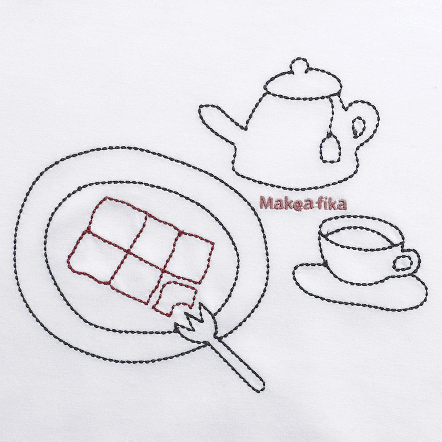 KeittoFIKA＆犬刺繍プルオーバー - 画像2