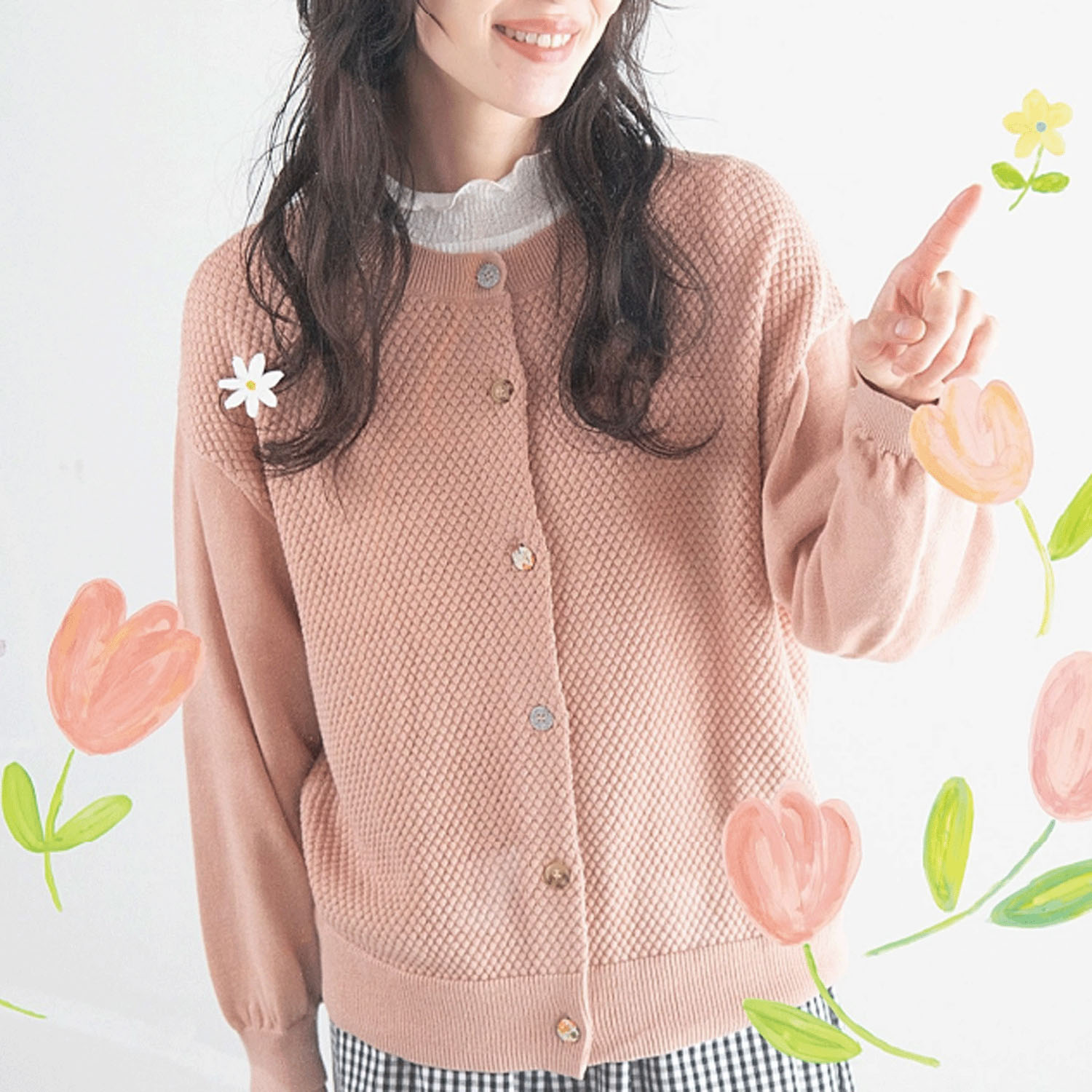 Keittoメローハイネックプルオーバー - 画像1