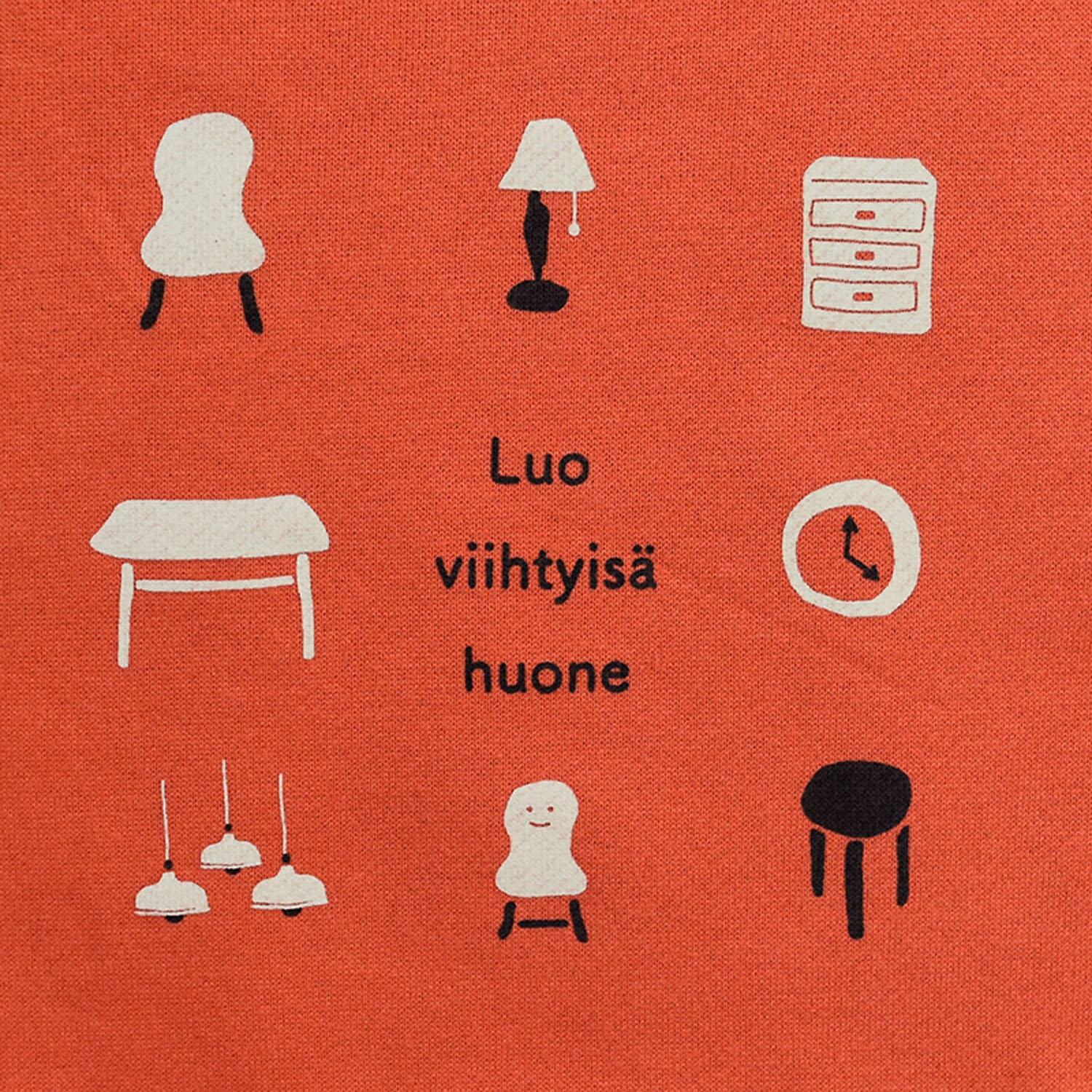 Keittoインテリアプリントスウェットプルオーバー - 画像8