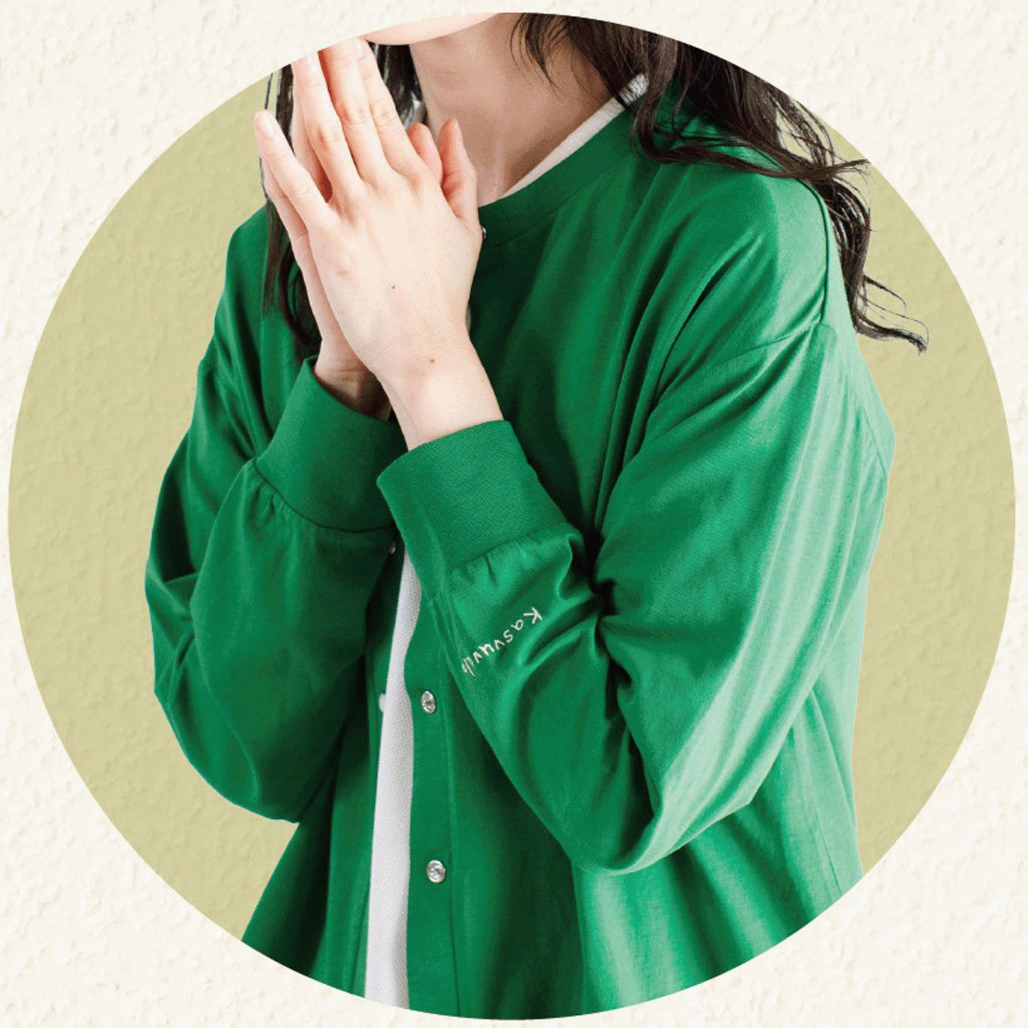 【4月中旬頃入荷予定】Keitto ドットボタンカーディガン - 画像6