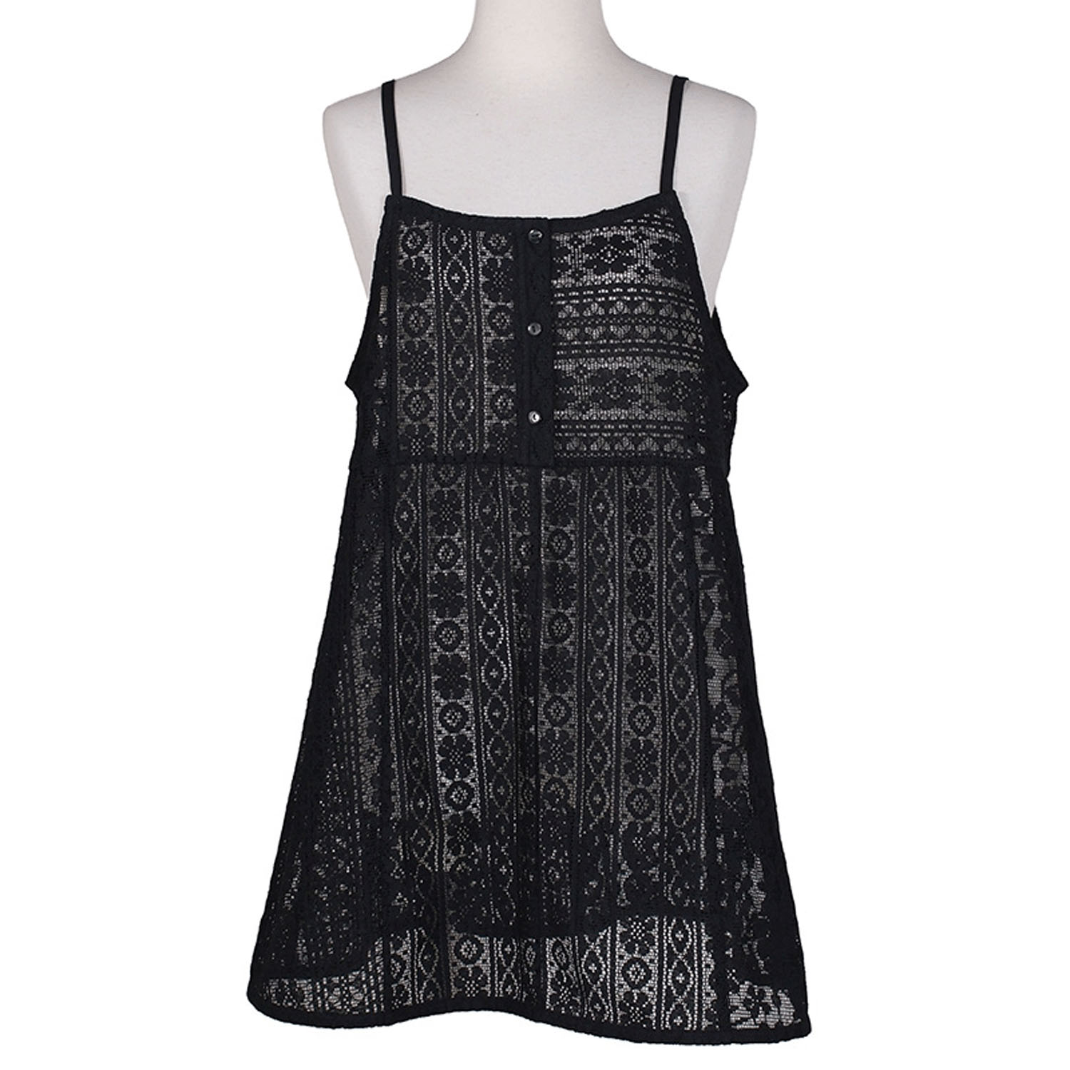 【4月中旬頃入荷予定】Keitto レース＆ドットキャミソール - 画像2