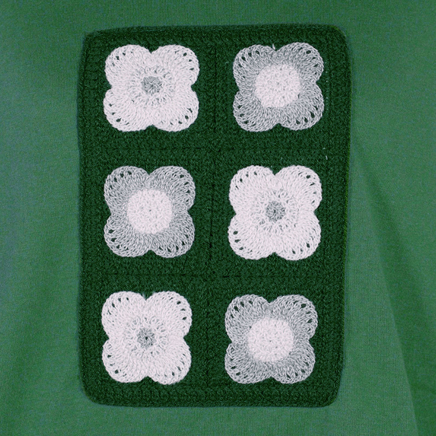 【4月中旬頃入荷予定】Keitto かぎ針モチーフTシャツ - 画像7