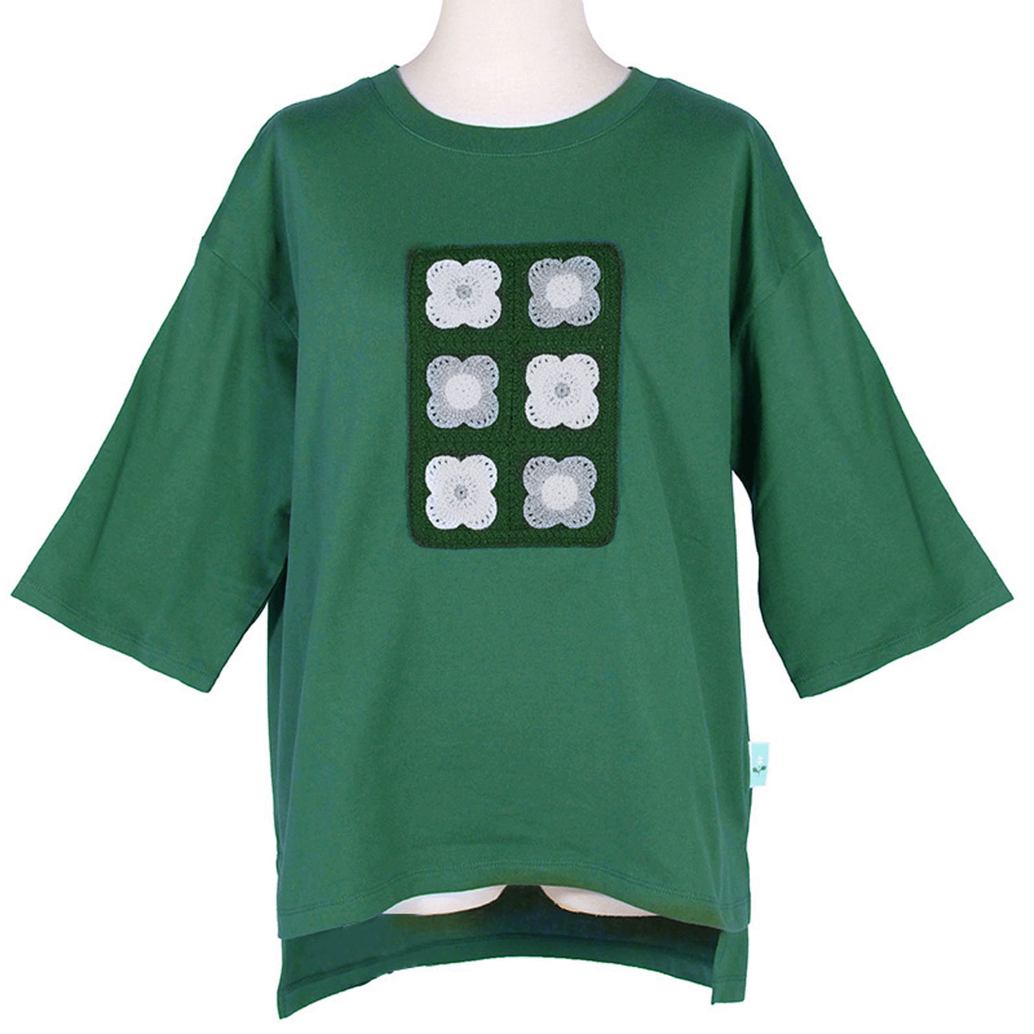 Keitto かぎ針モチーフTシャツ