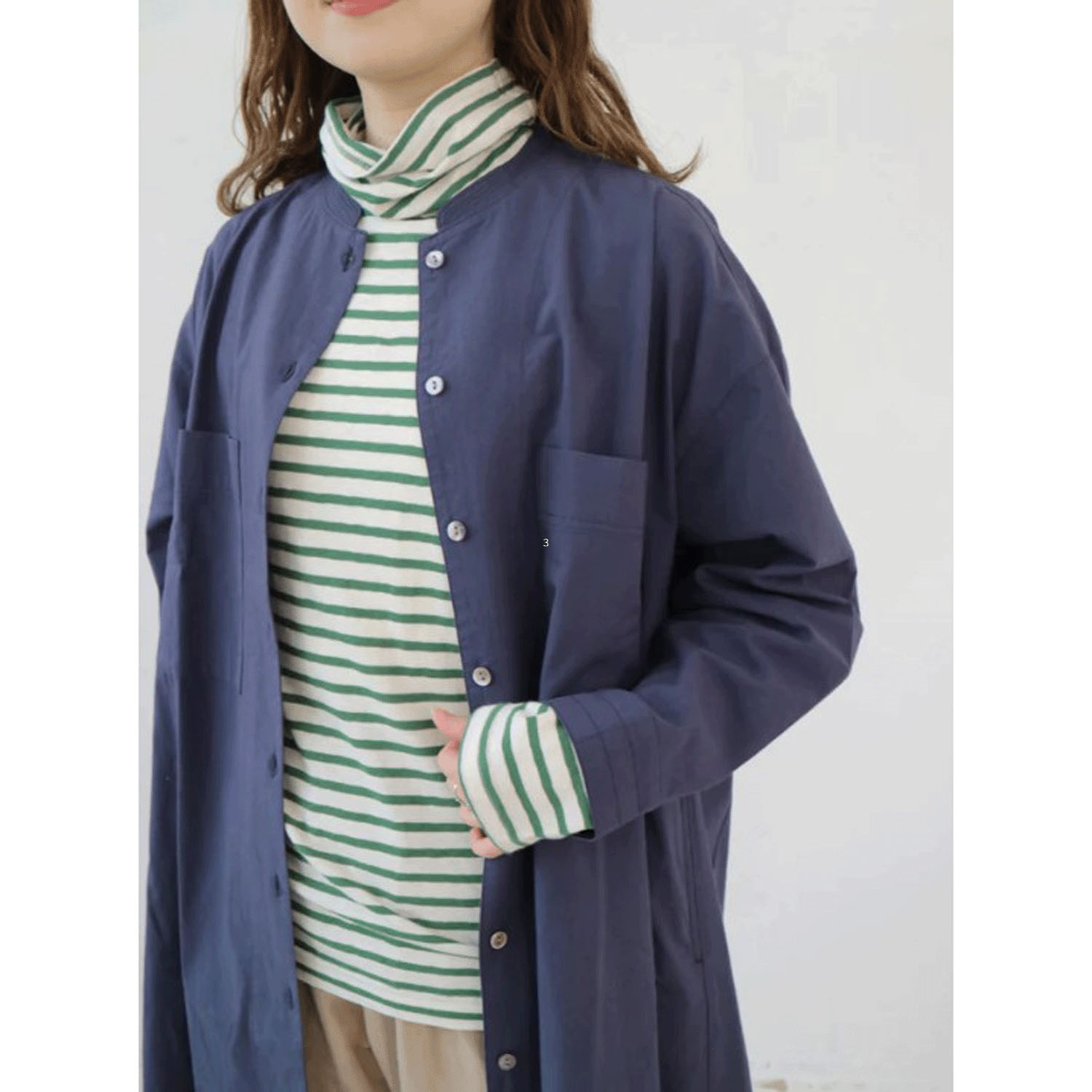 YARRA エコリバイバルタートルプルオーバー - 画像14