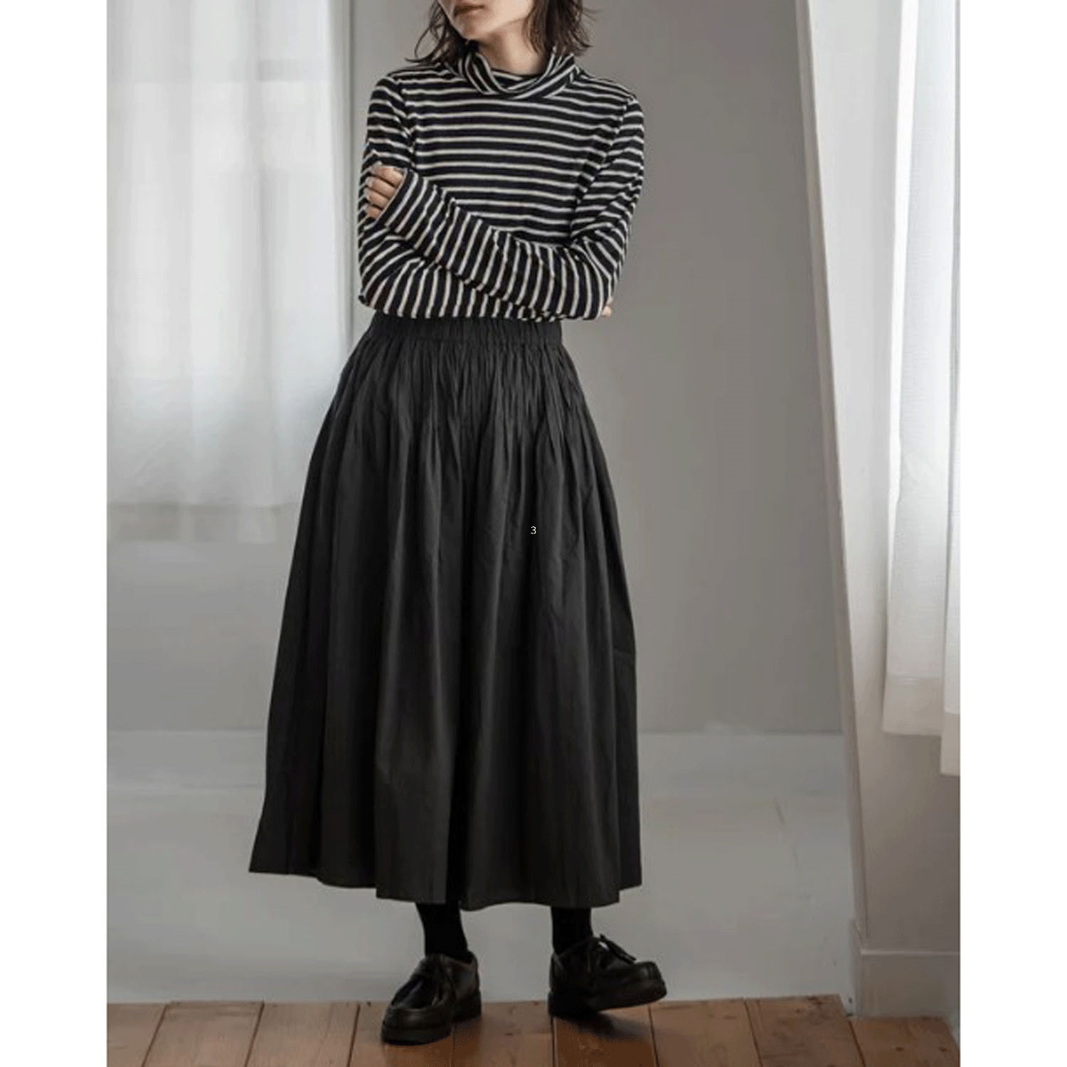 YARRA エコリバイバルタートルプルオーバー - 画像8