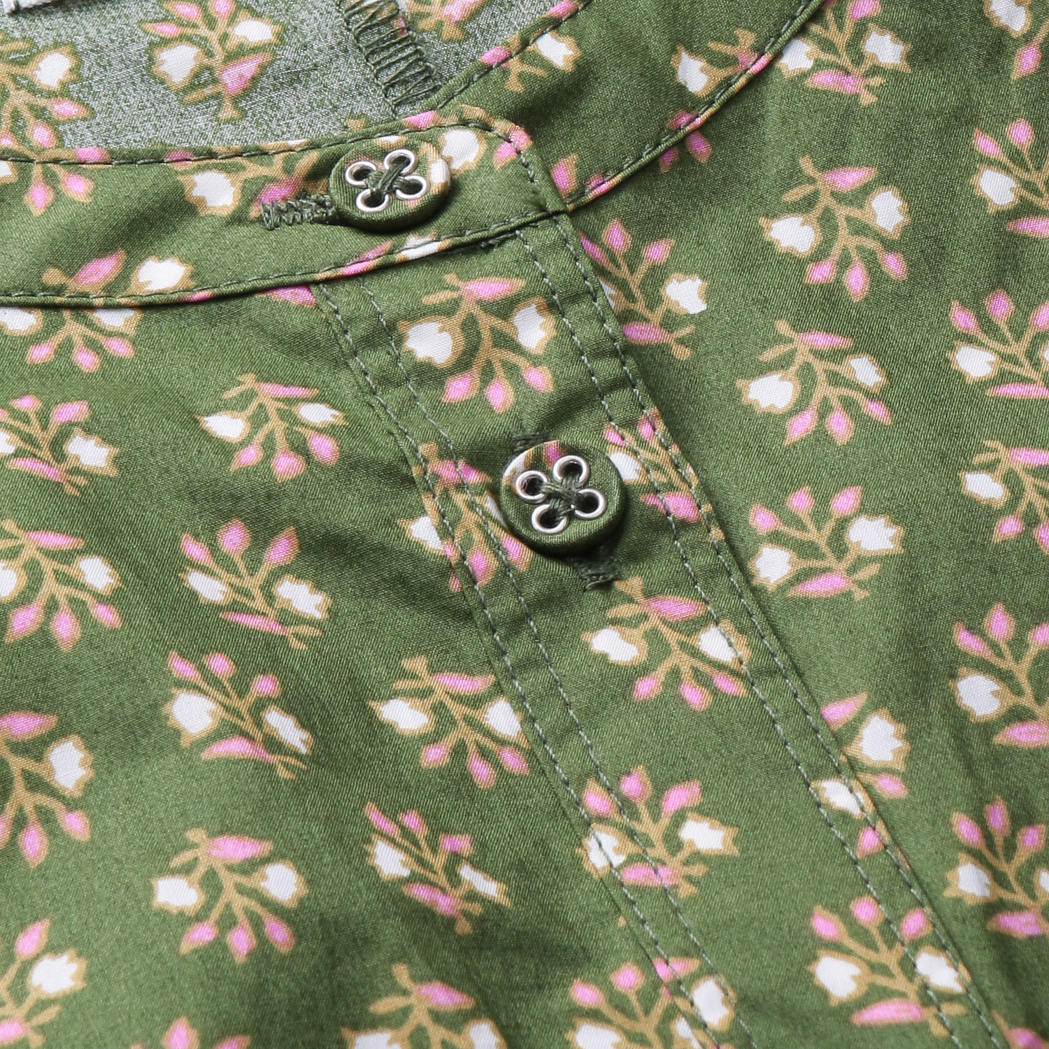 【Insta Live】YURK geniet van ボタニカルプリントギャザーワンピース - 画像8