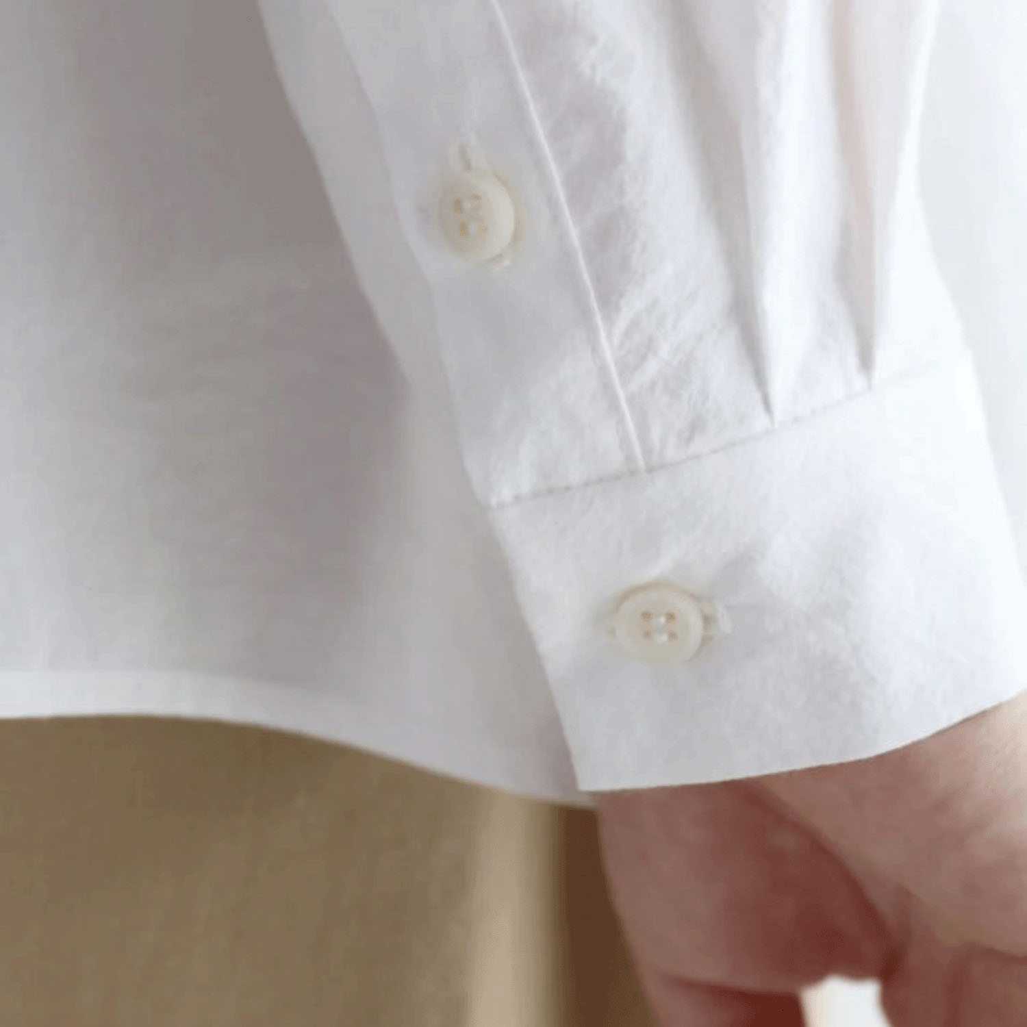 【お取り寄せ】pot－pourri 定番エームスタンドカラーシャツ - 画像6