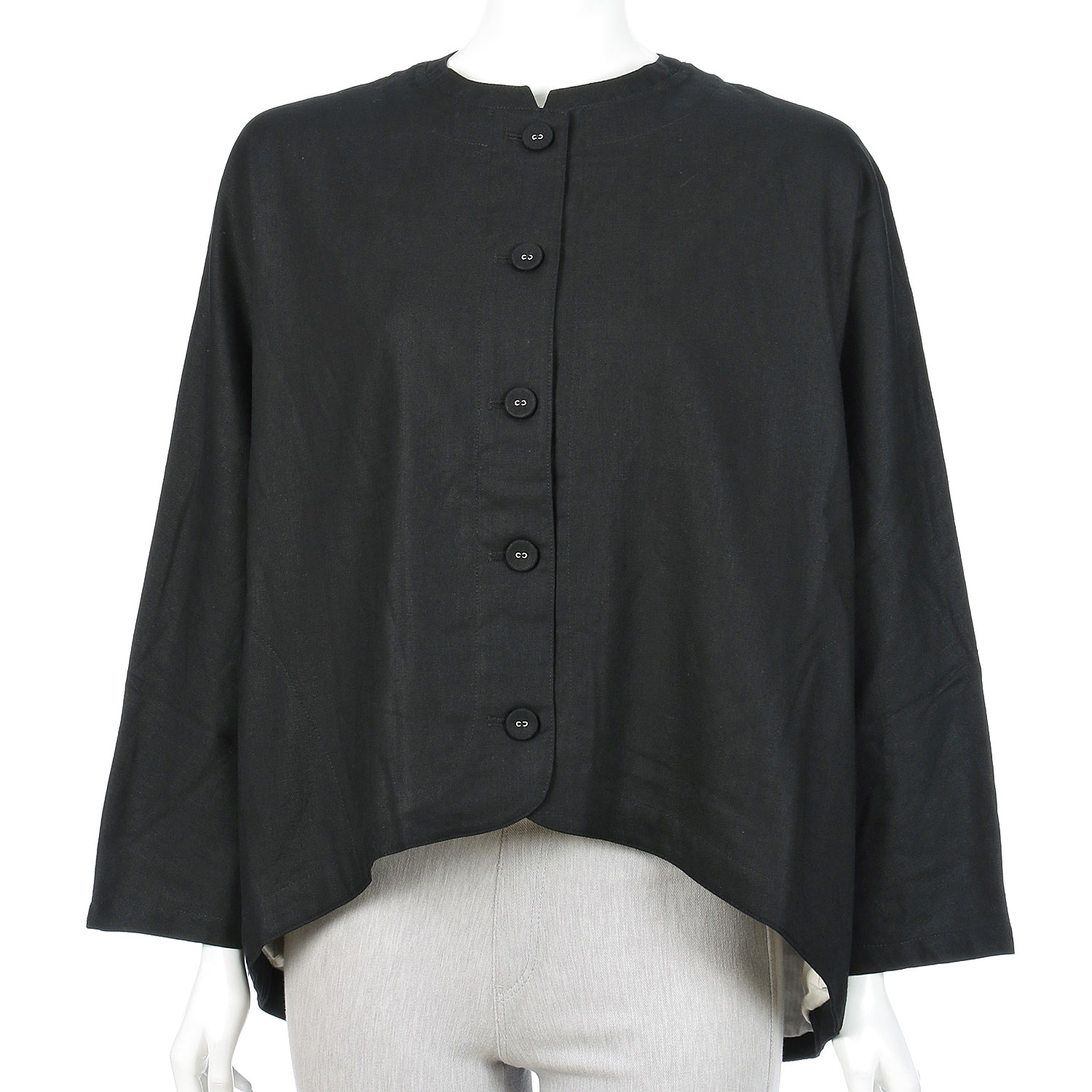 YURK genite van リネンコットンバルーンジャケット - 画像6