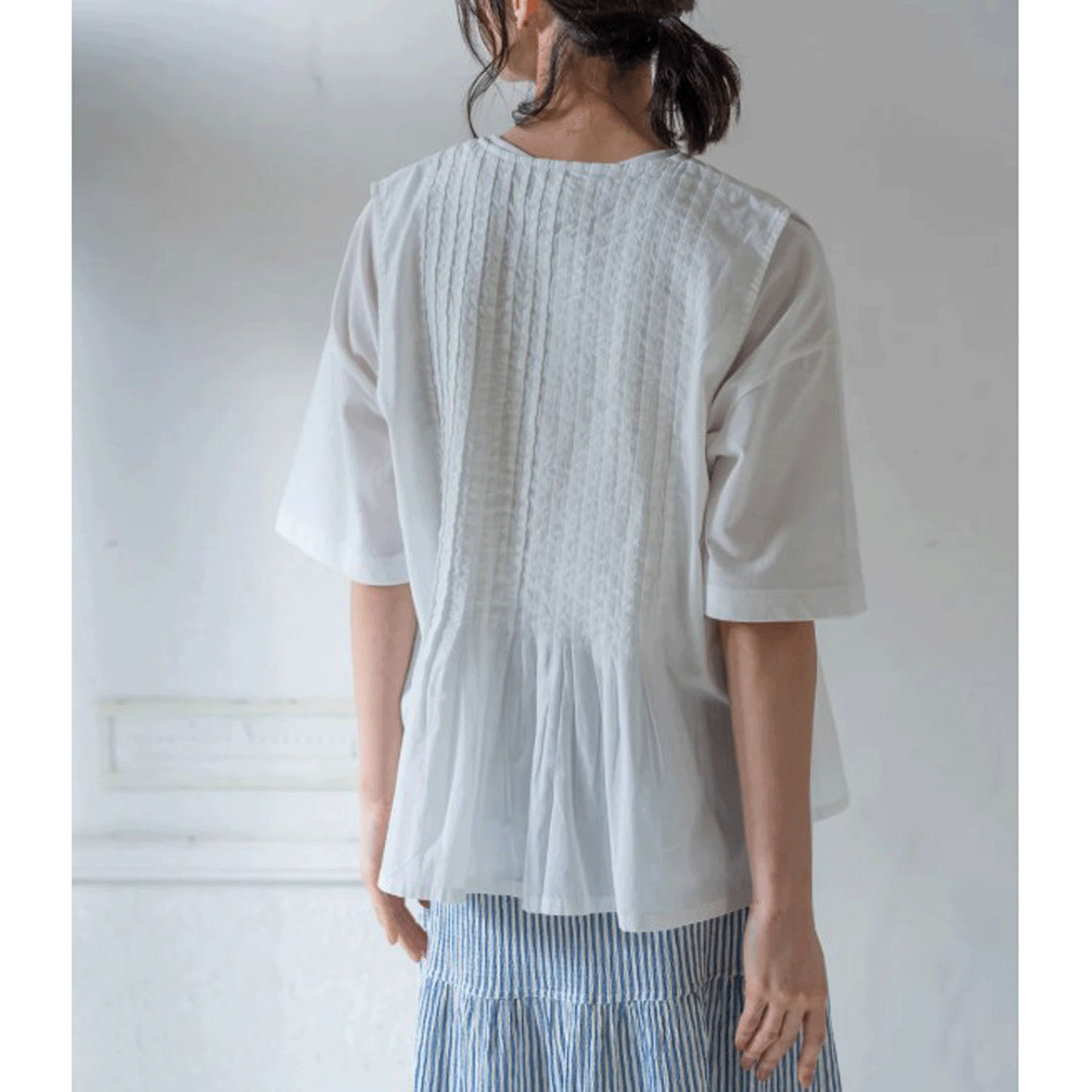 YARRA INDIAピンタックベスト - 画像8