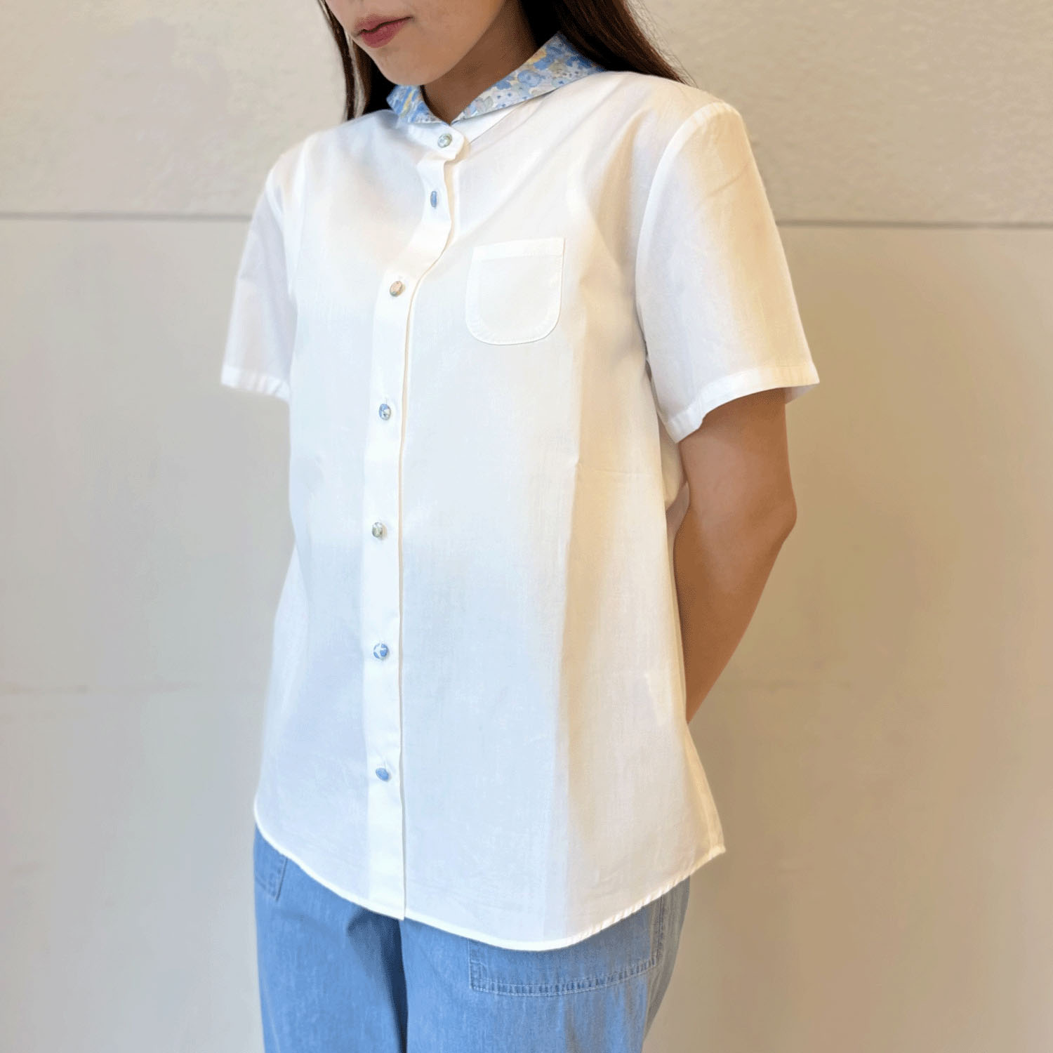 Parkes セーラーカラーシャツ - 画像6