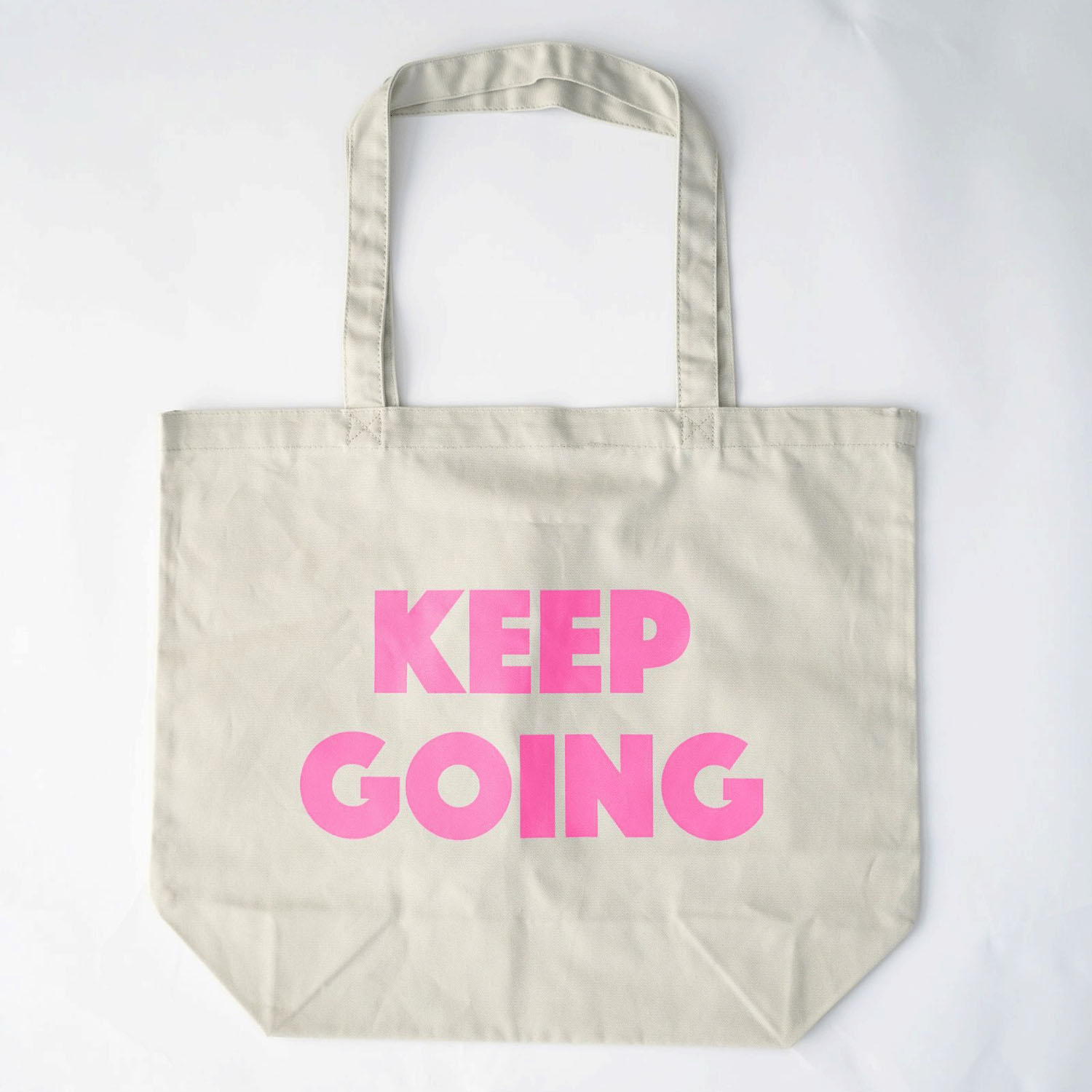 ciroc キャンバストートバッグ L ”KEEP GOING” - 画像2