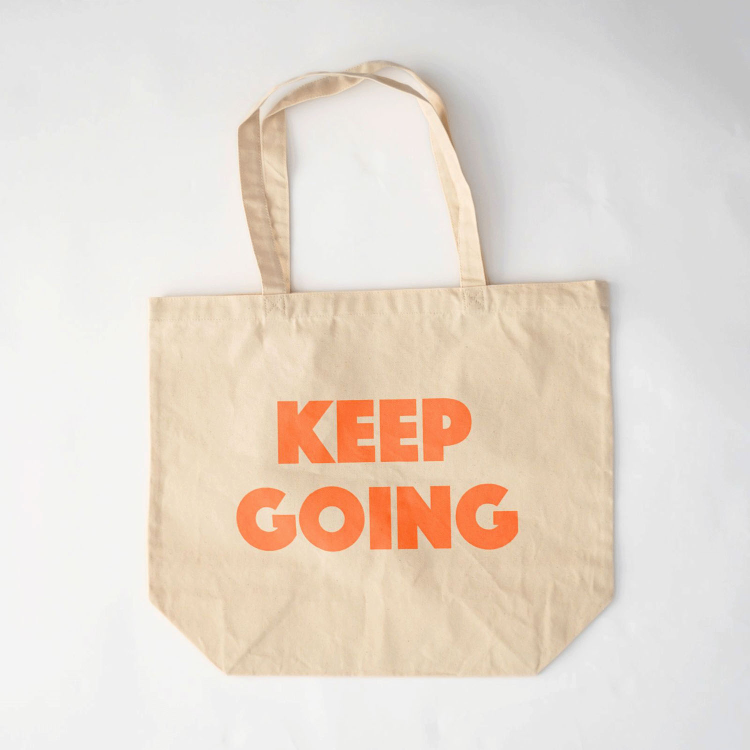 【Insta Live】ciroc キャンバストートバッグ L ”KEEP GOING” - 画像3