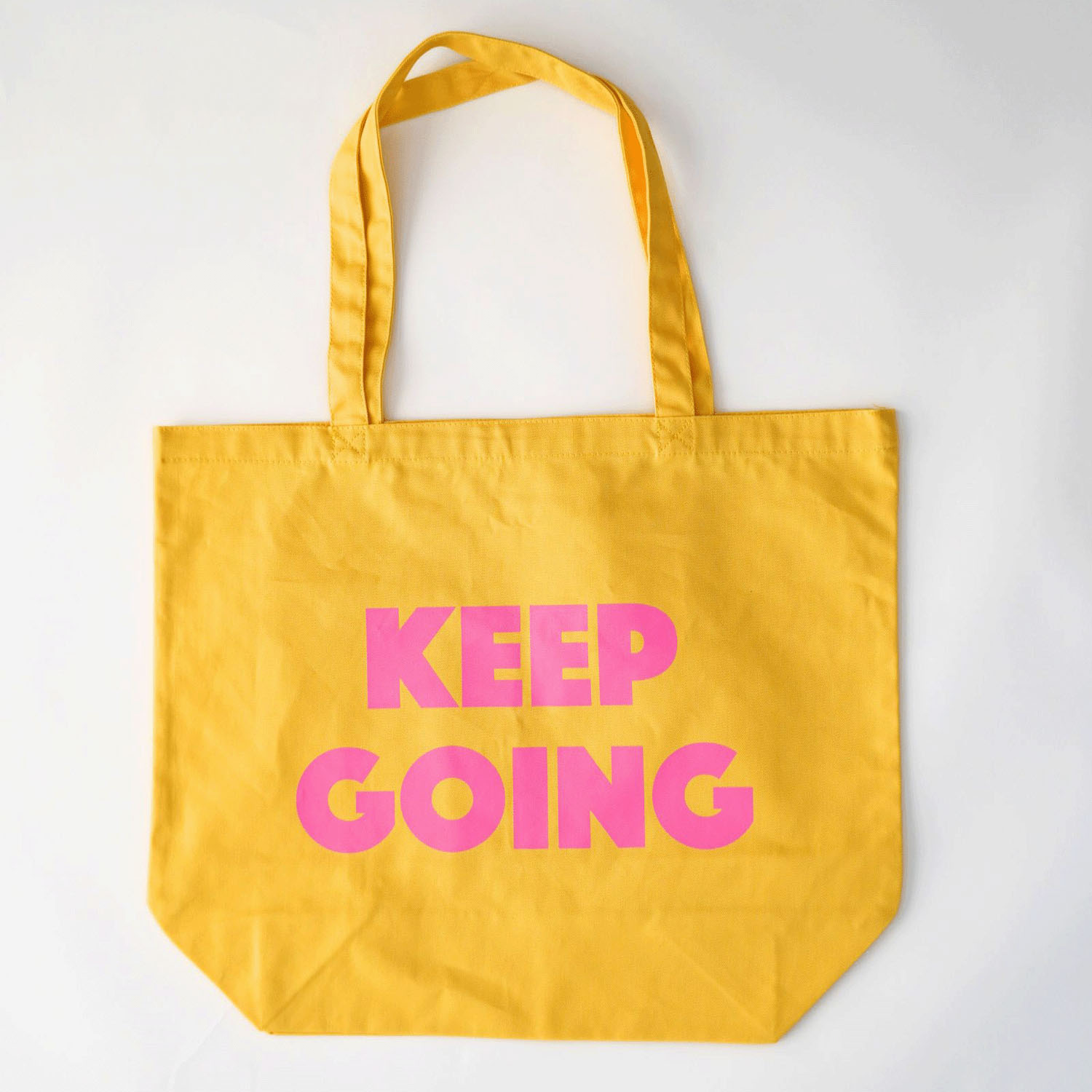 【Insta Live】ciroc キャンバストートバッグ L ”KEEP GOING” - 画像5