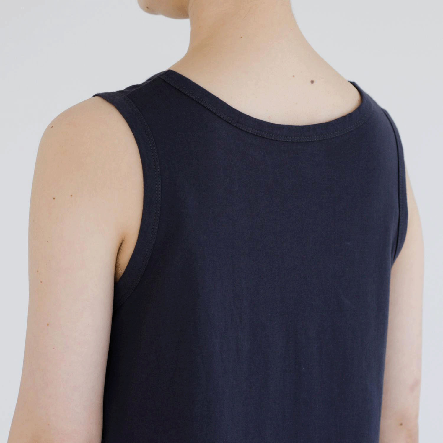 TUTIE． コットン天竺ノースリーブワンピース - 画像8