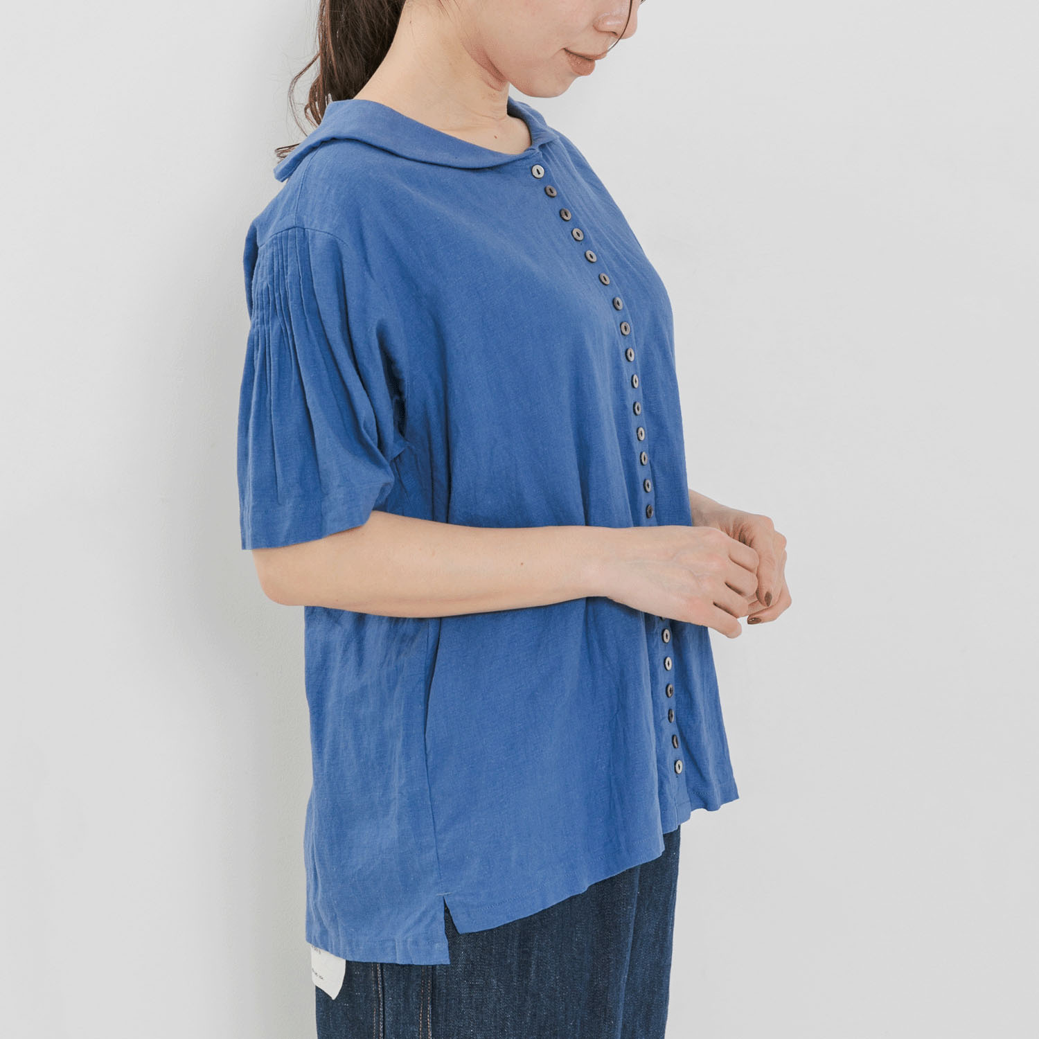 【Insta Live】YURK geniet van メニーボタンシャツ - 画像8