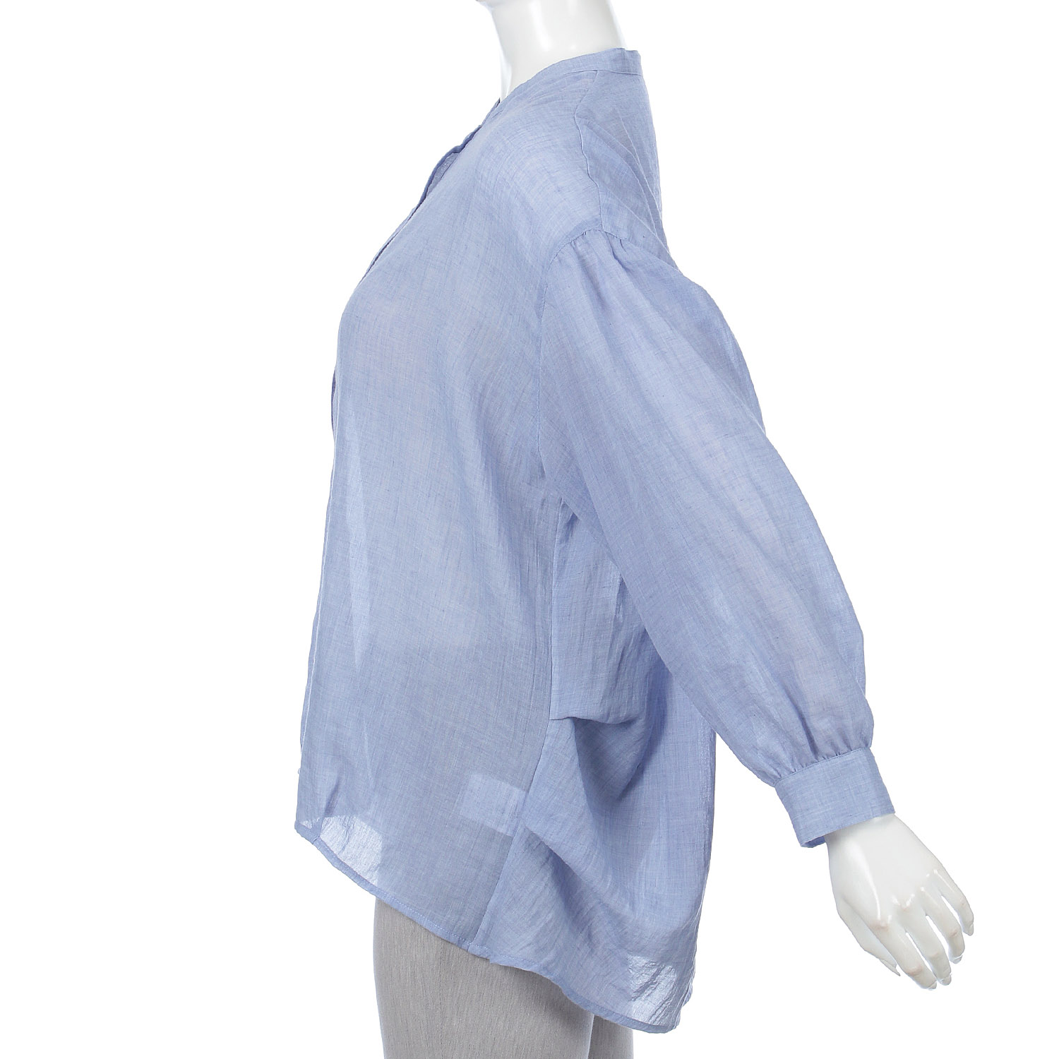 ista－ire T／Cガーゼ サイドタックブラウス - 画像11