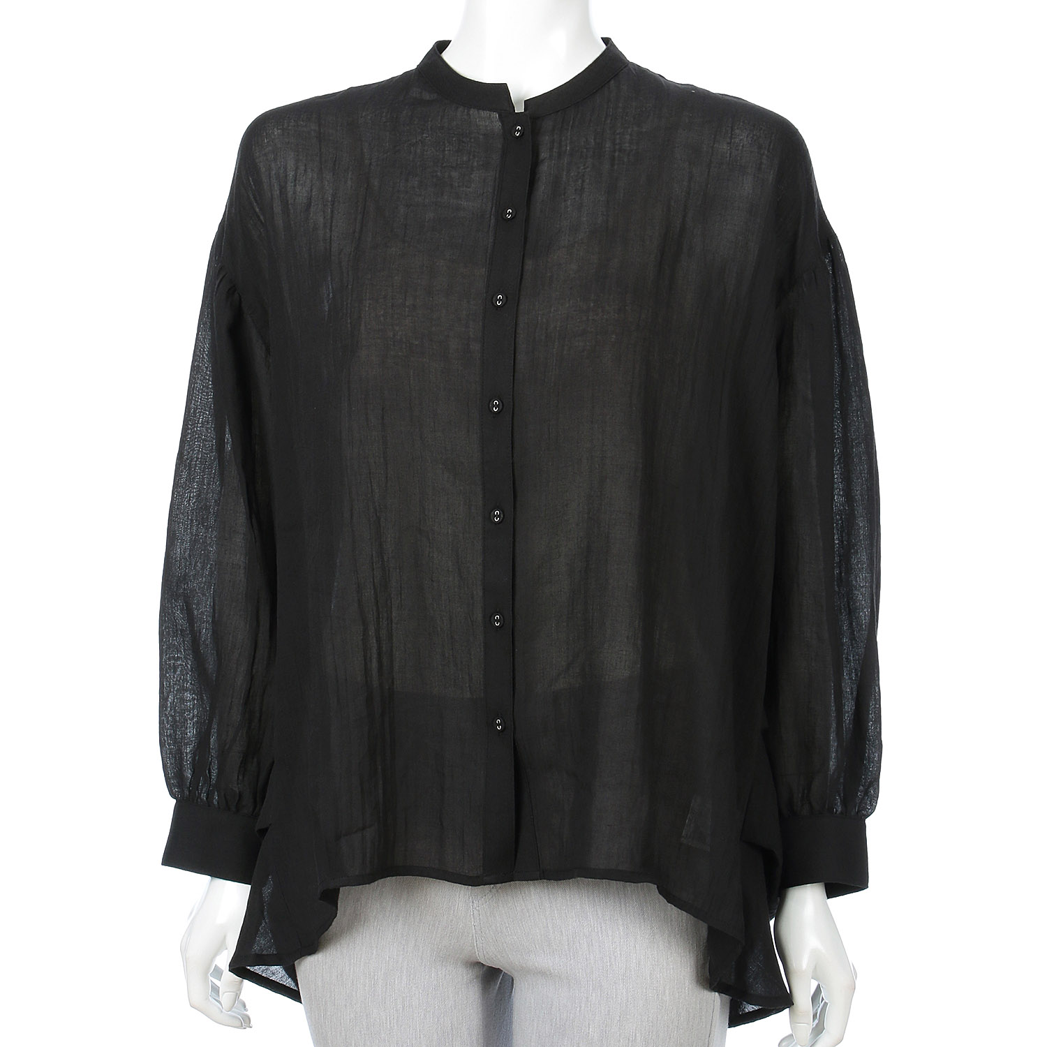 ista－ire T／Cガーゼ サイドタックブラウス - 画像4