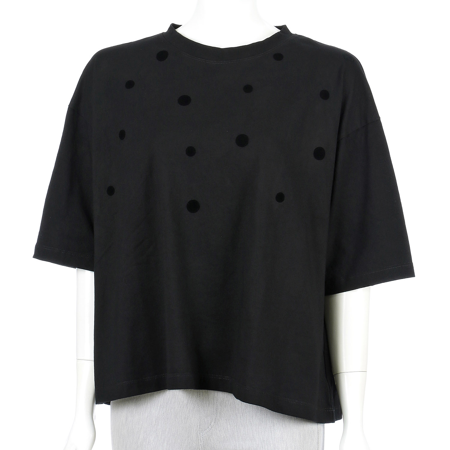 【Insta Live】YURK geniet van フロッキードットプリントT - 画像10